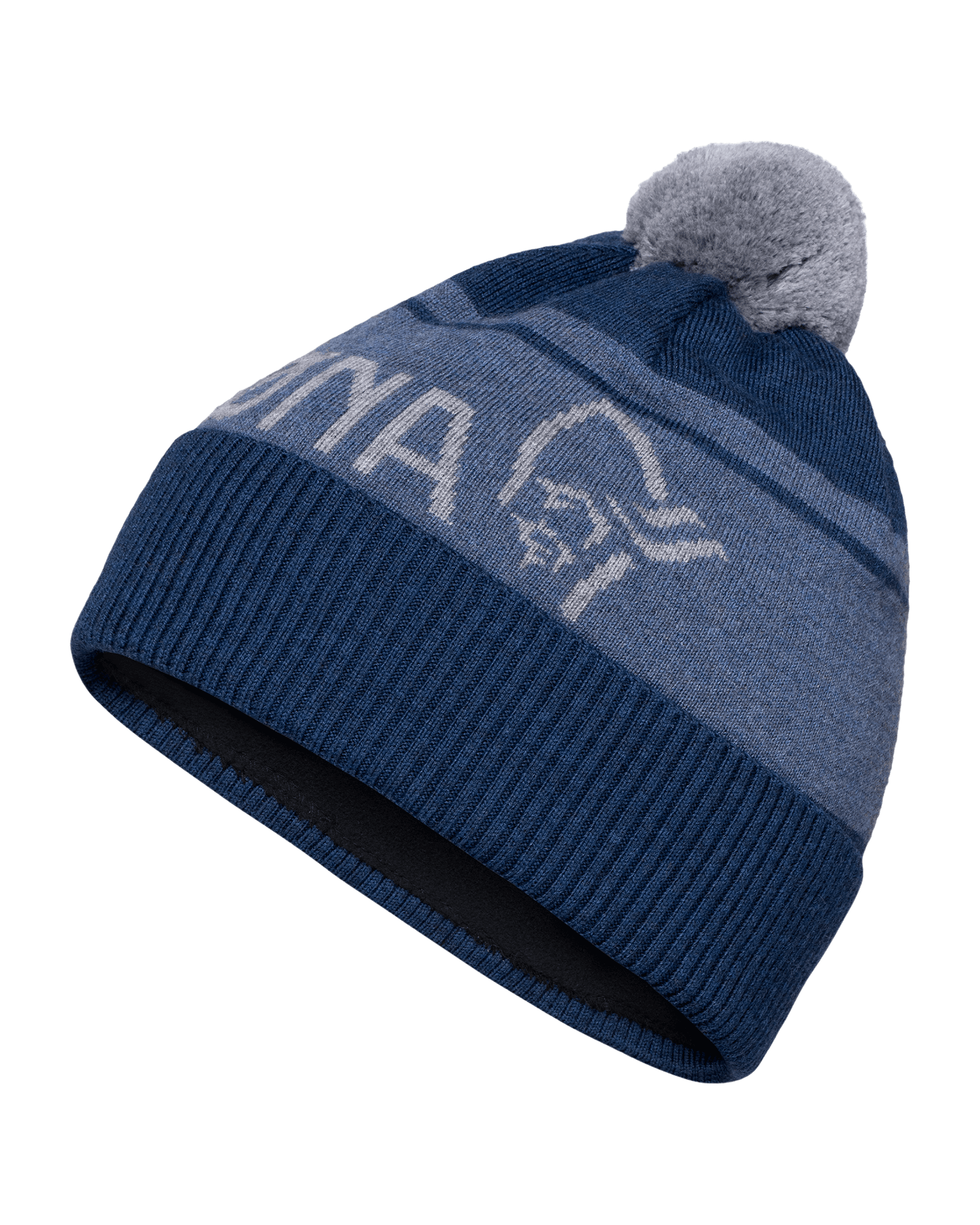 /29 Heavy Merinoull Logo Beanie Indigo Night Melange