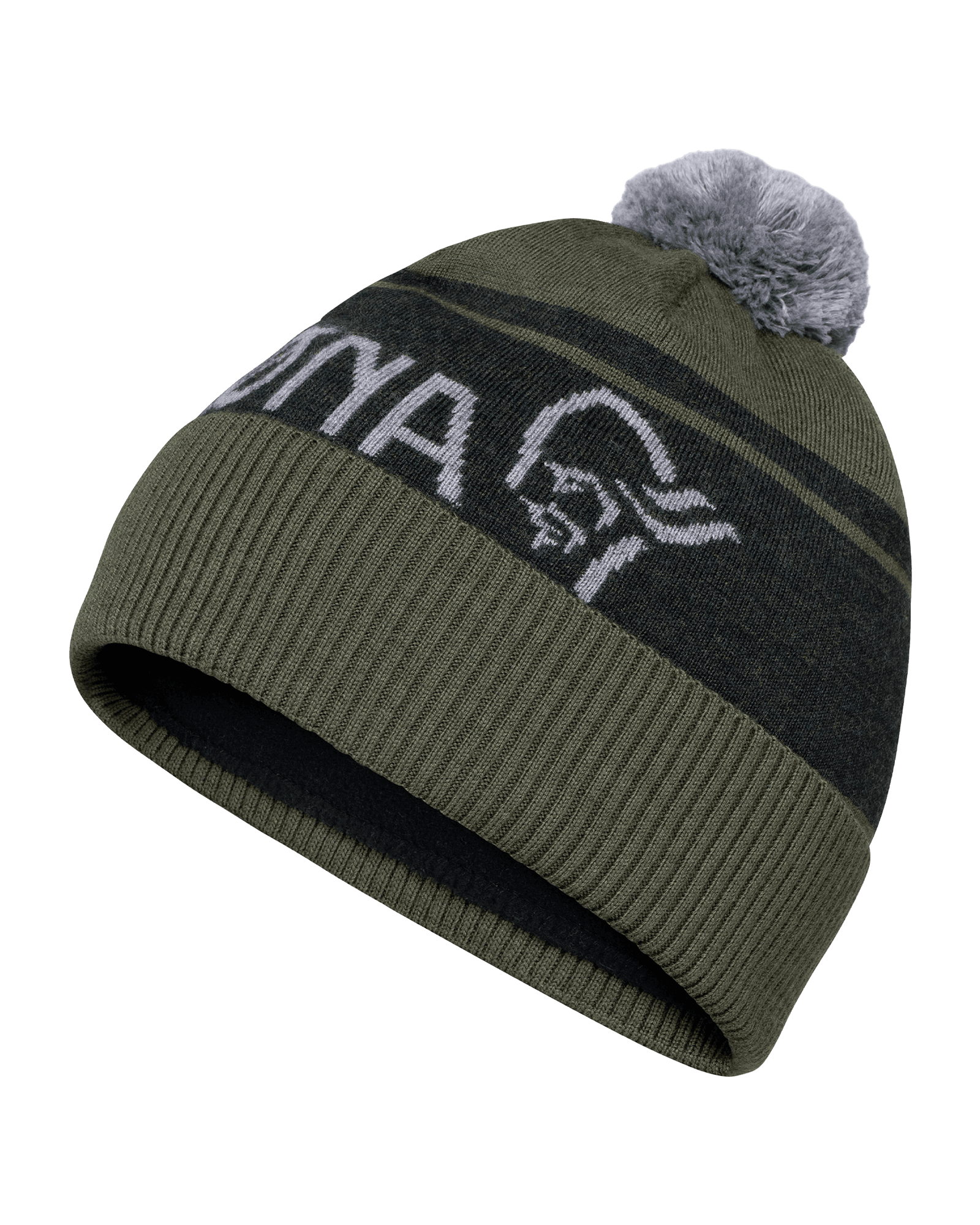 /29 Heavy Merinoull Logo Beanie Olive Night Melange