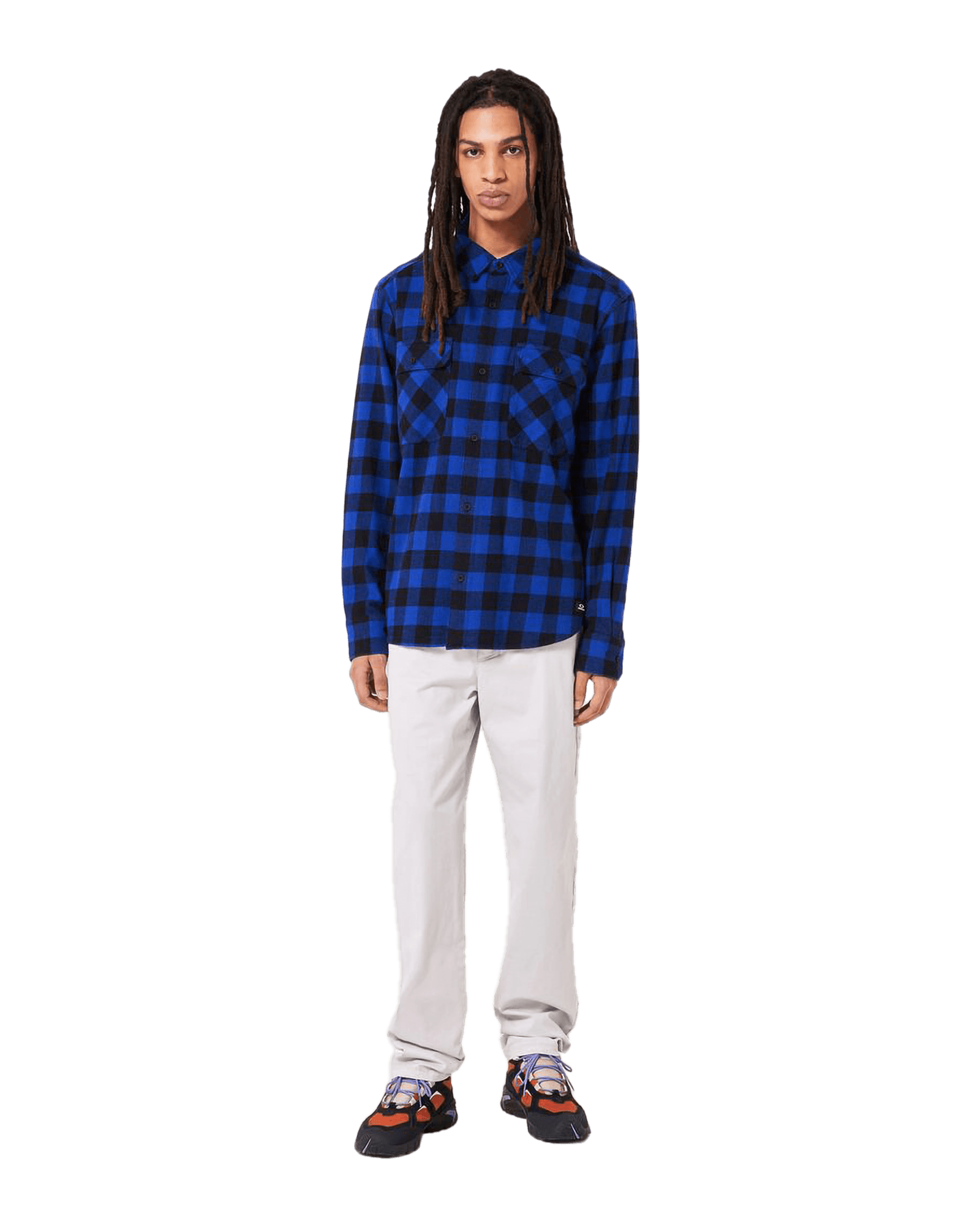 Blue/Black Check