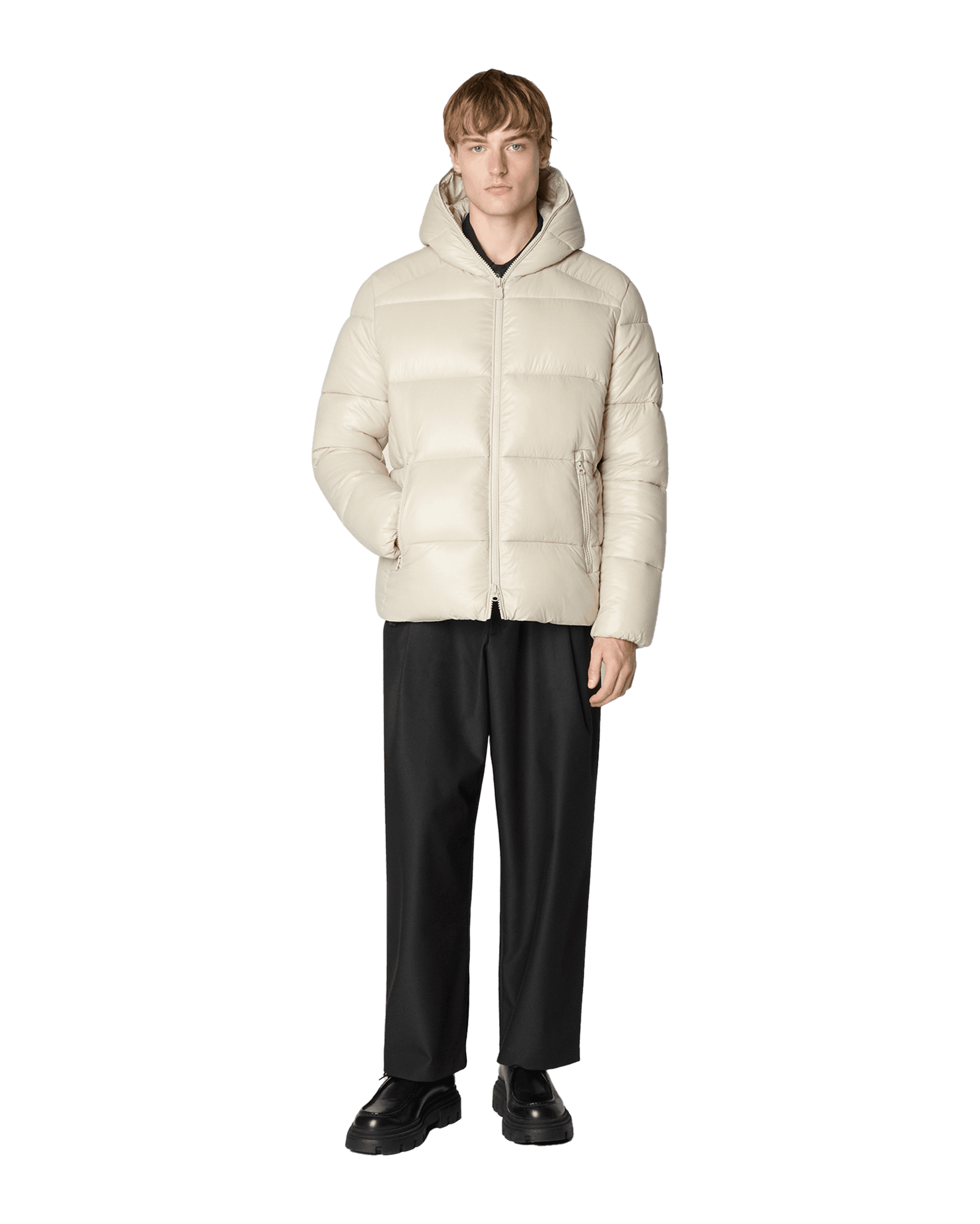 Edgard Hooded Jacket D31280 M Rainy Beige