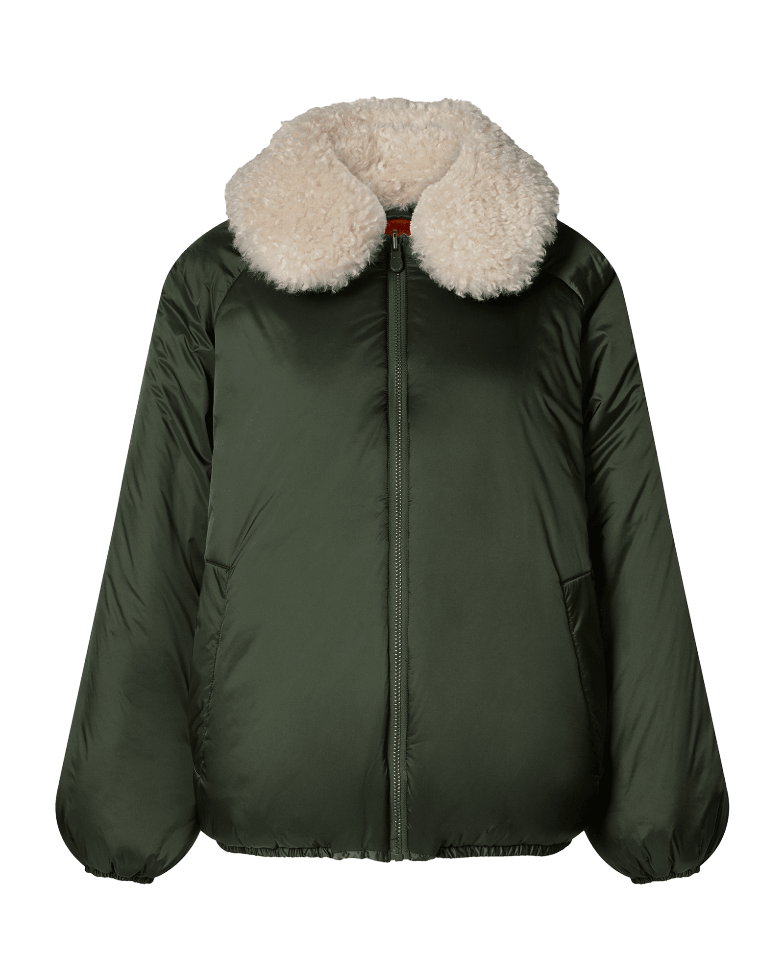 Petal Jacket W Thyme Green