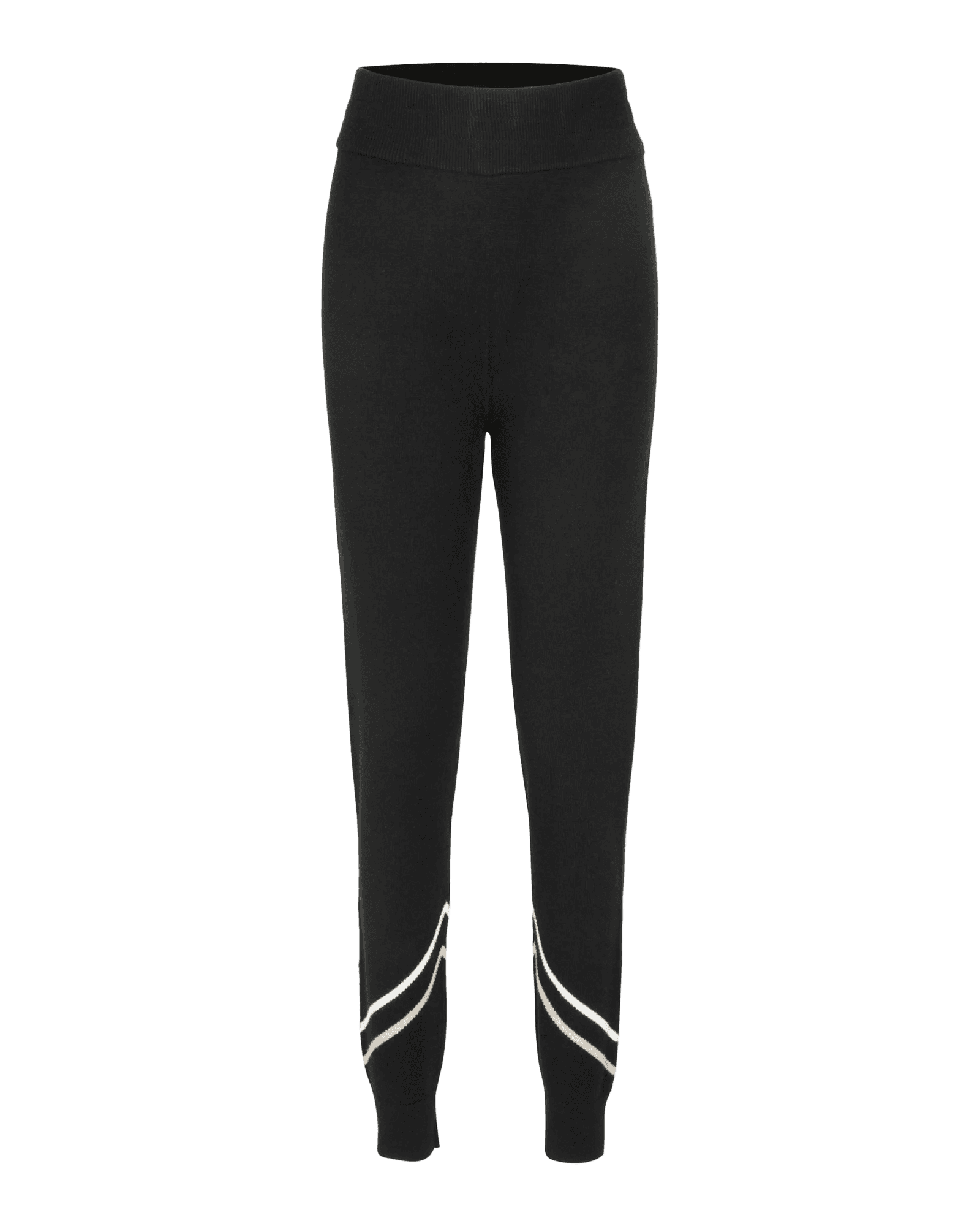 Hemsedal Knitted Slim Jogger W Black