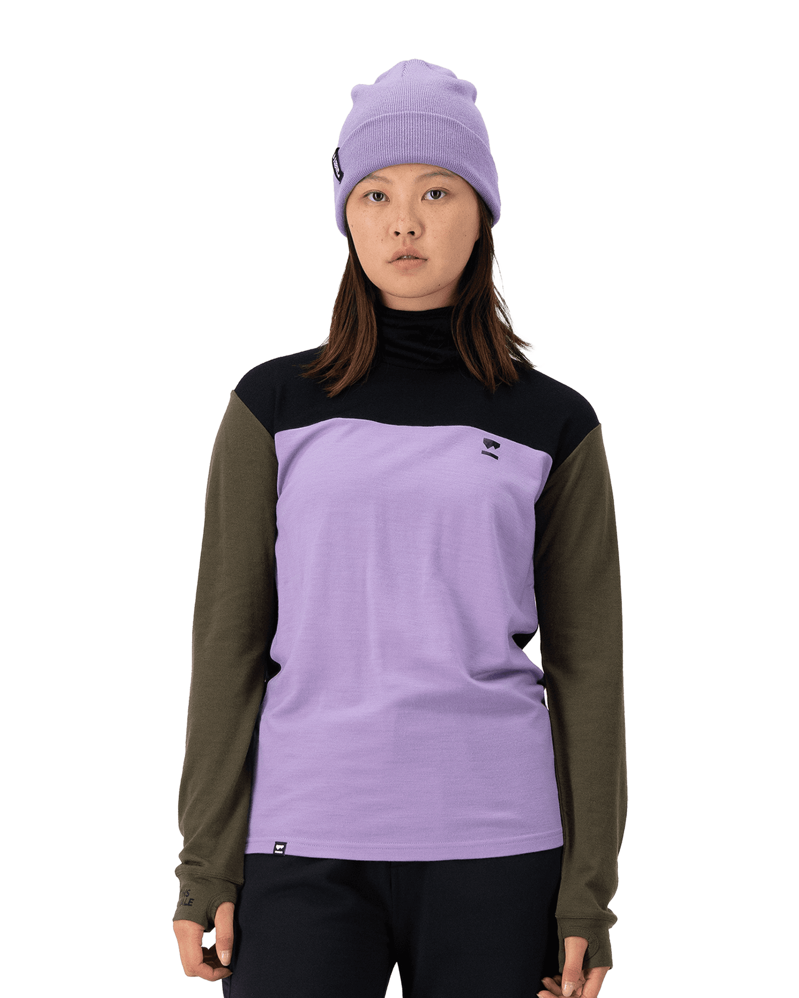 Yotei BF High Neck W Lupin/Dark Olive/Black