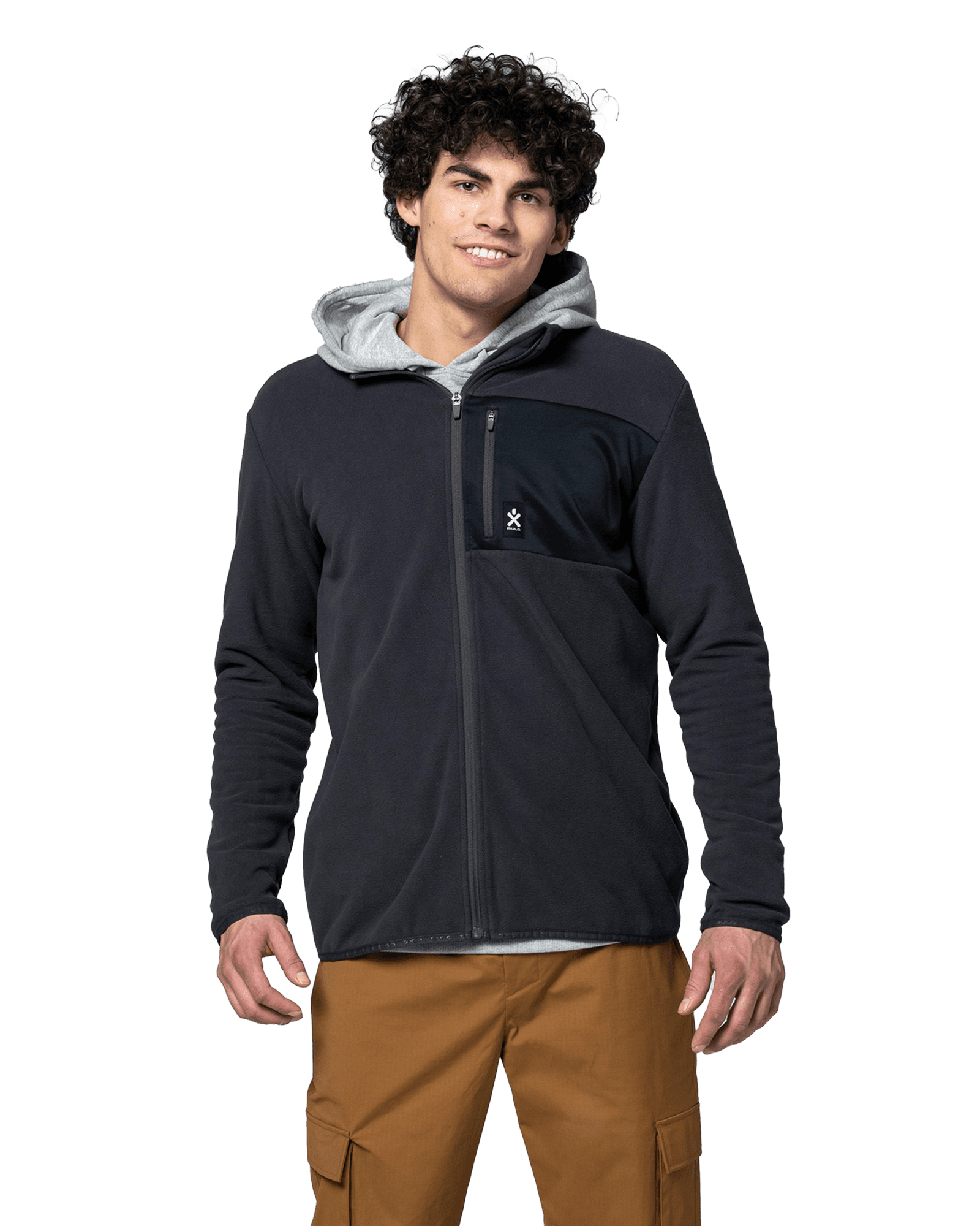 Fleece Jacket M Dark Grey