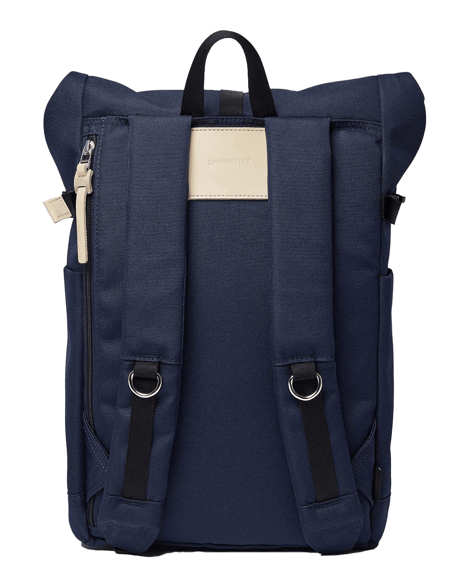 Navy with Natural Leather