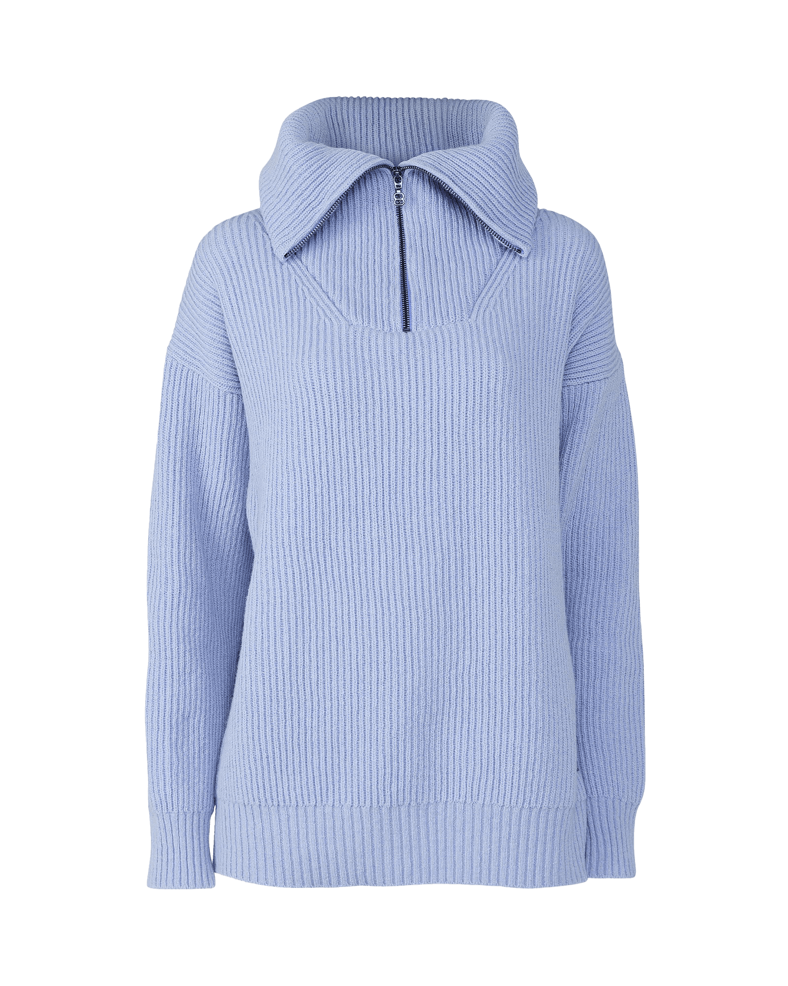 Bessie Wool Sweat W Hortensia Blue