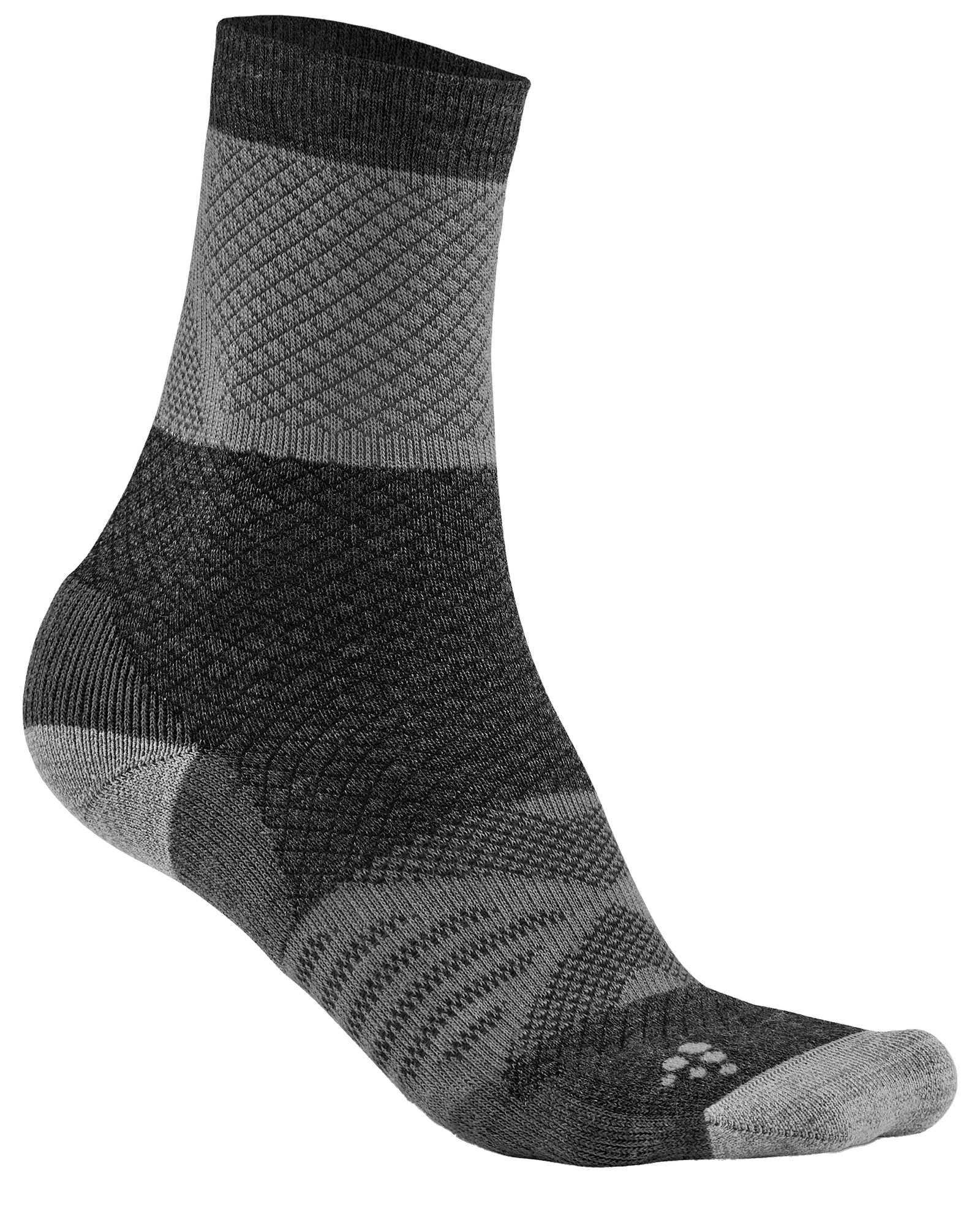 Xc Warm Sock Asphalt/White