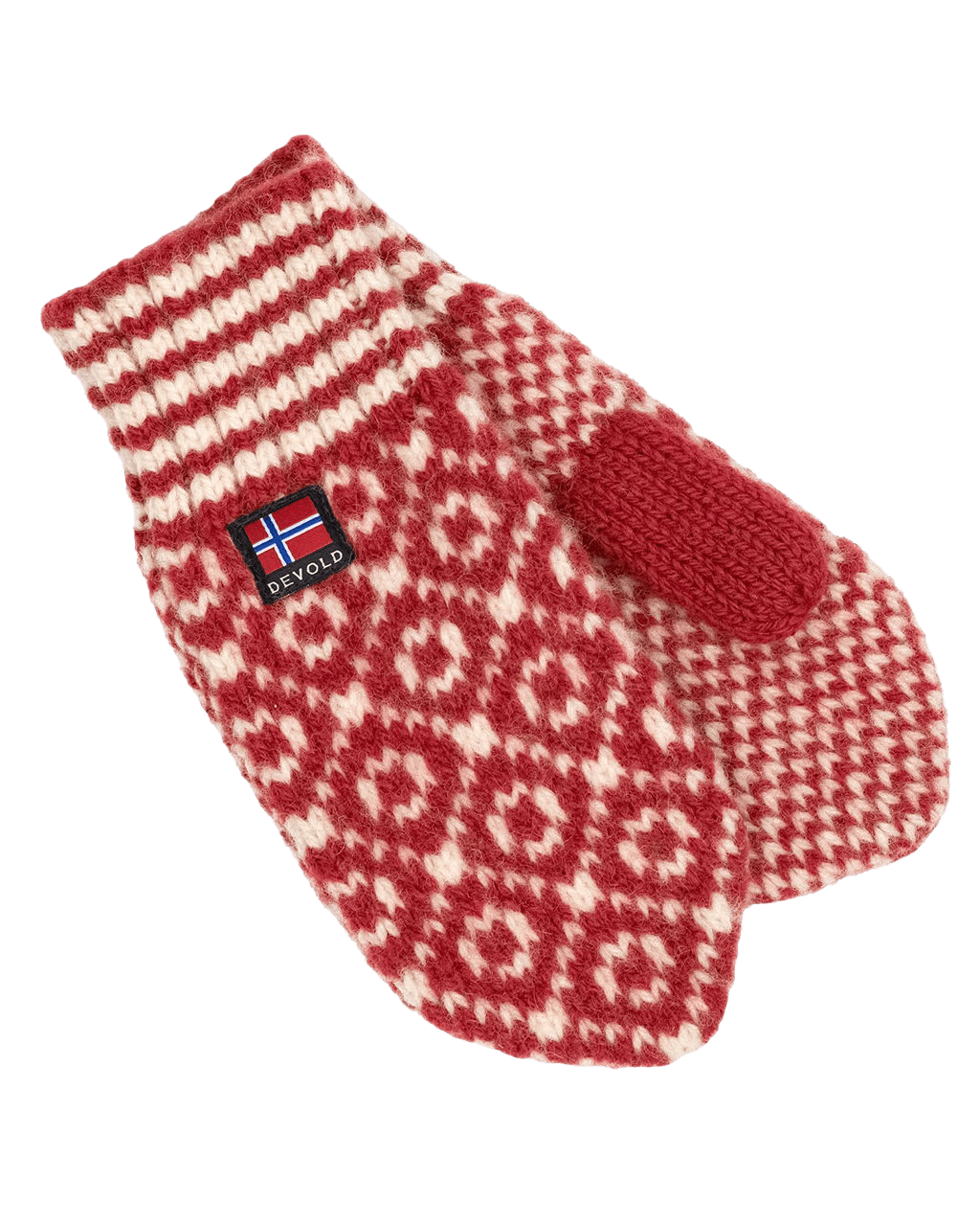 Svalbard Mitten Hindberry/Off White