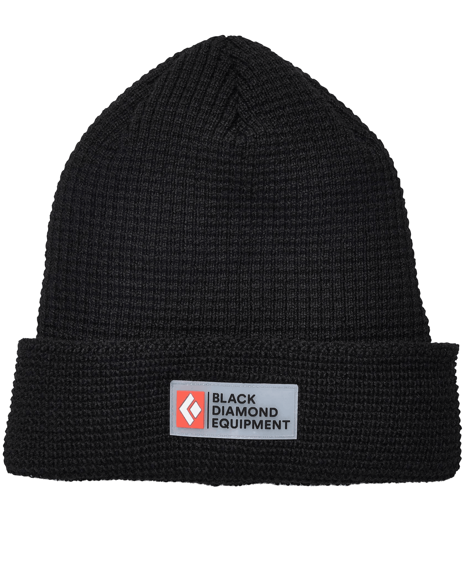 Double Waffle Beanie Black