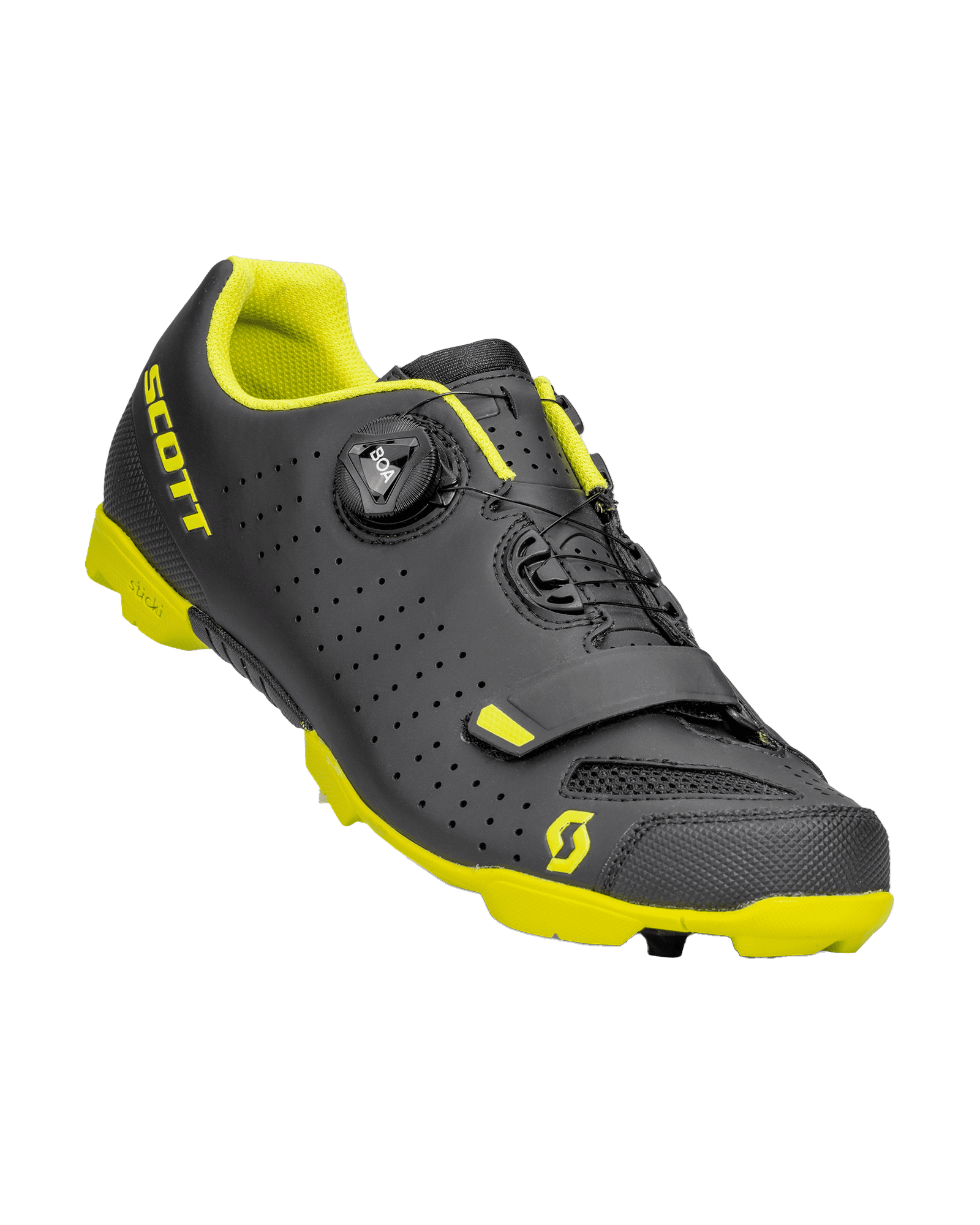 MTB Comp Boa Matt Black/Sulphur Yellow