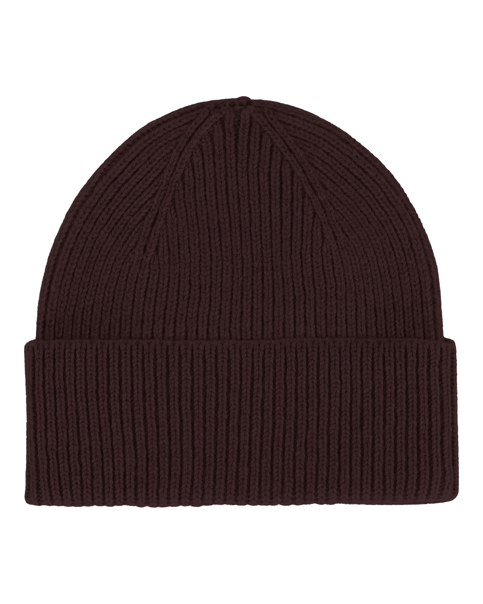 Merino Wool Beanie Oxblood Red