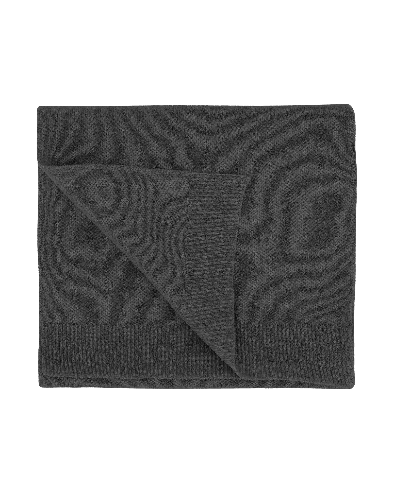 Merino Wool Scarf Lava Grey