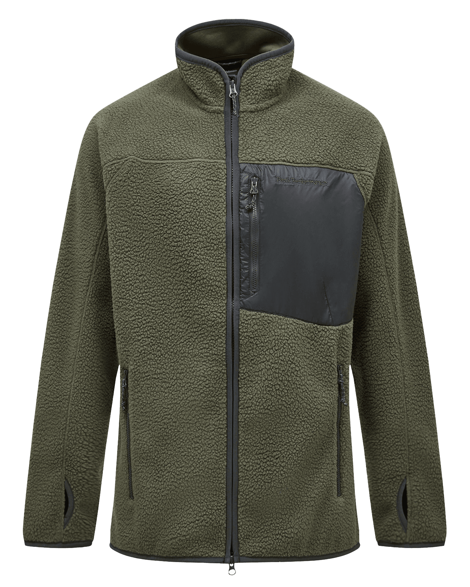 Pile Zip Jacket M Pine Needle