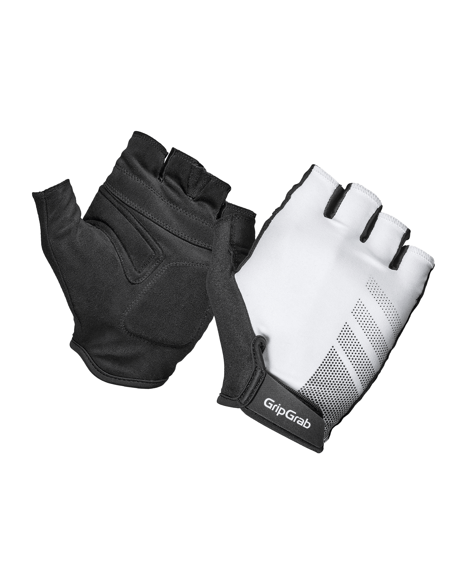 Ride RC Lite Padded Short Finger Summer Gloves White