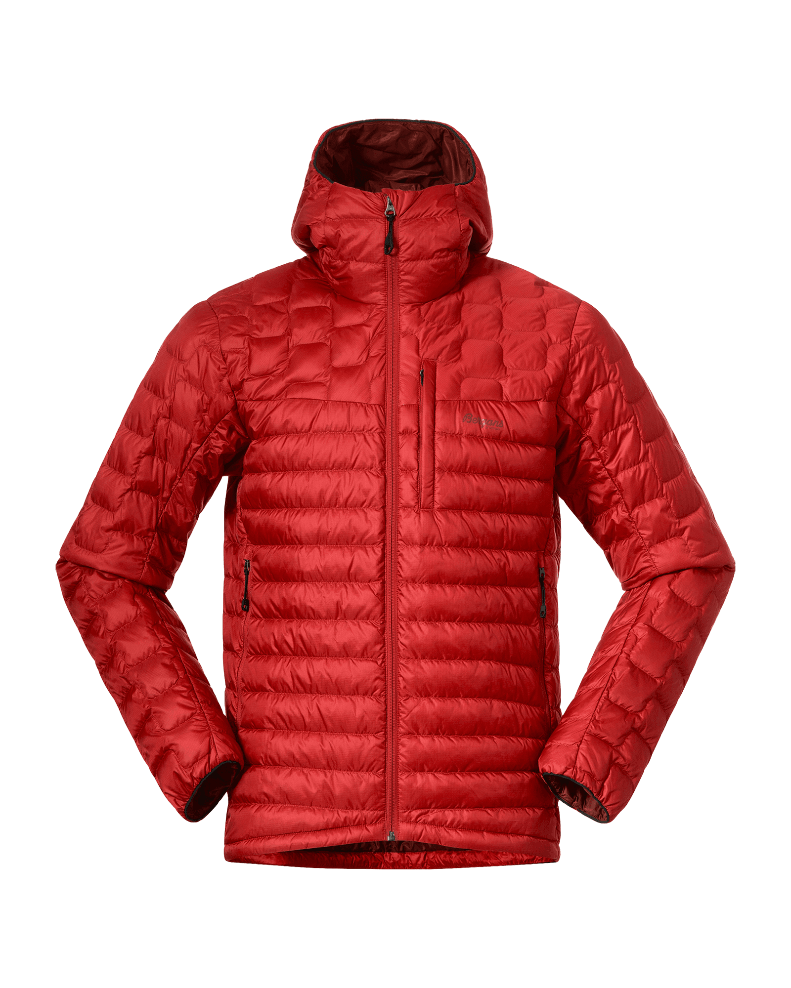 Magma Light Down Jacket w/Hood M Dark Brick