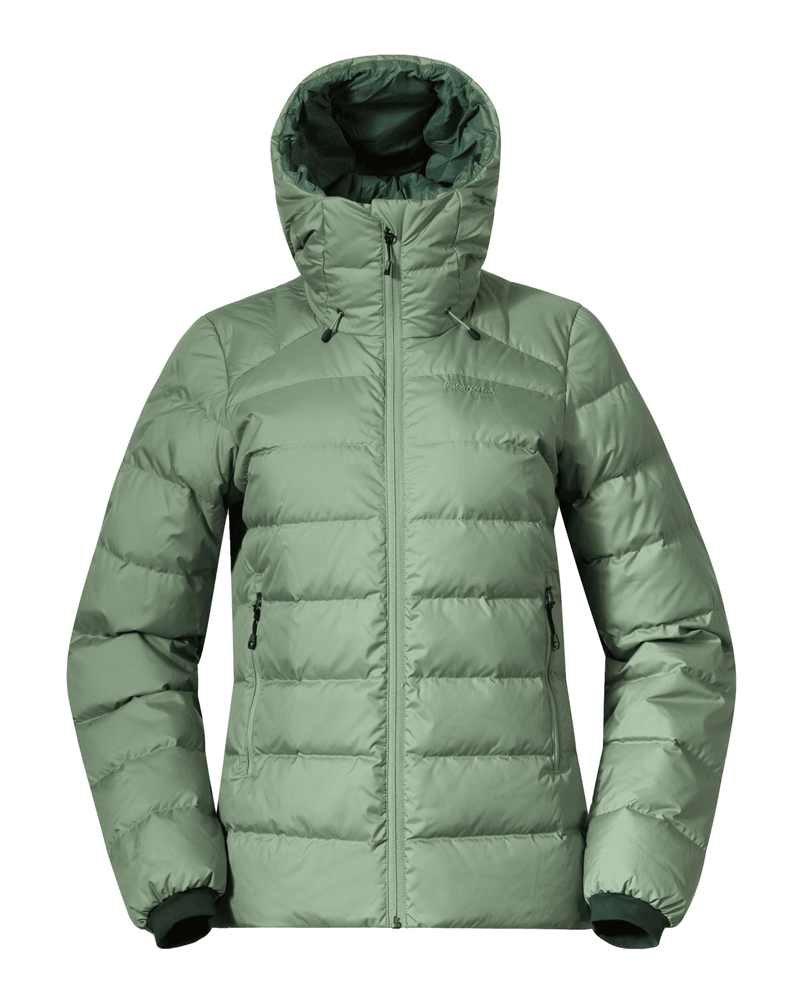 Lava Medium Down Jacket w/Hood W Jade Green
