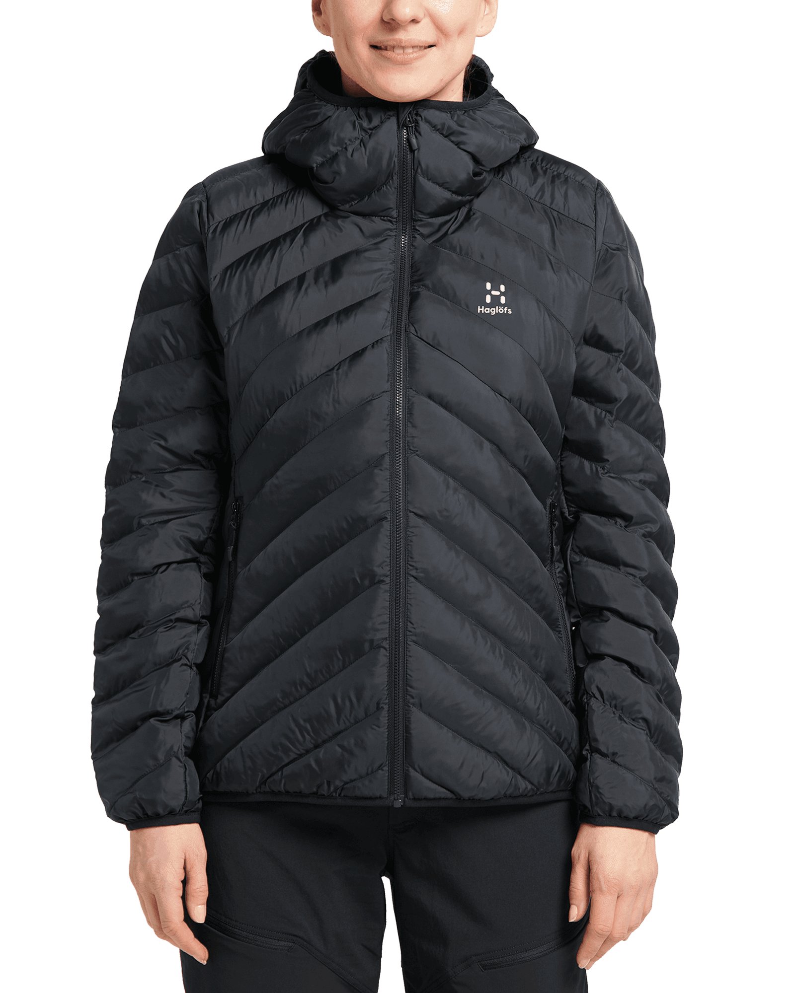 Särna Mimic Hood W True Black