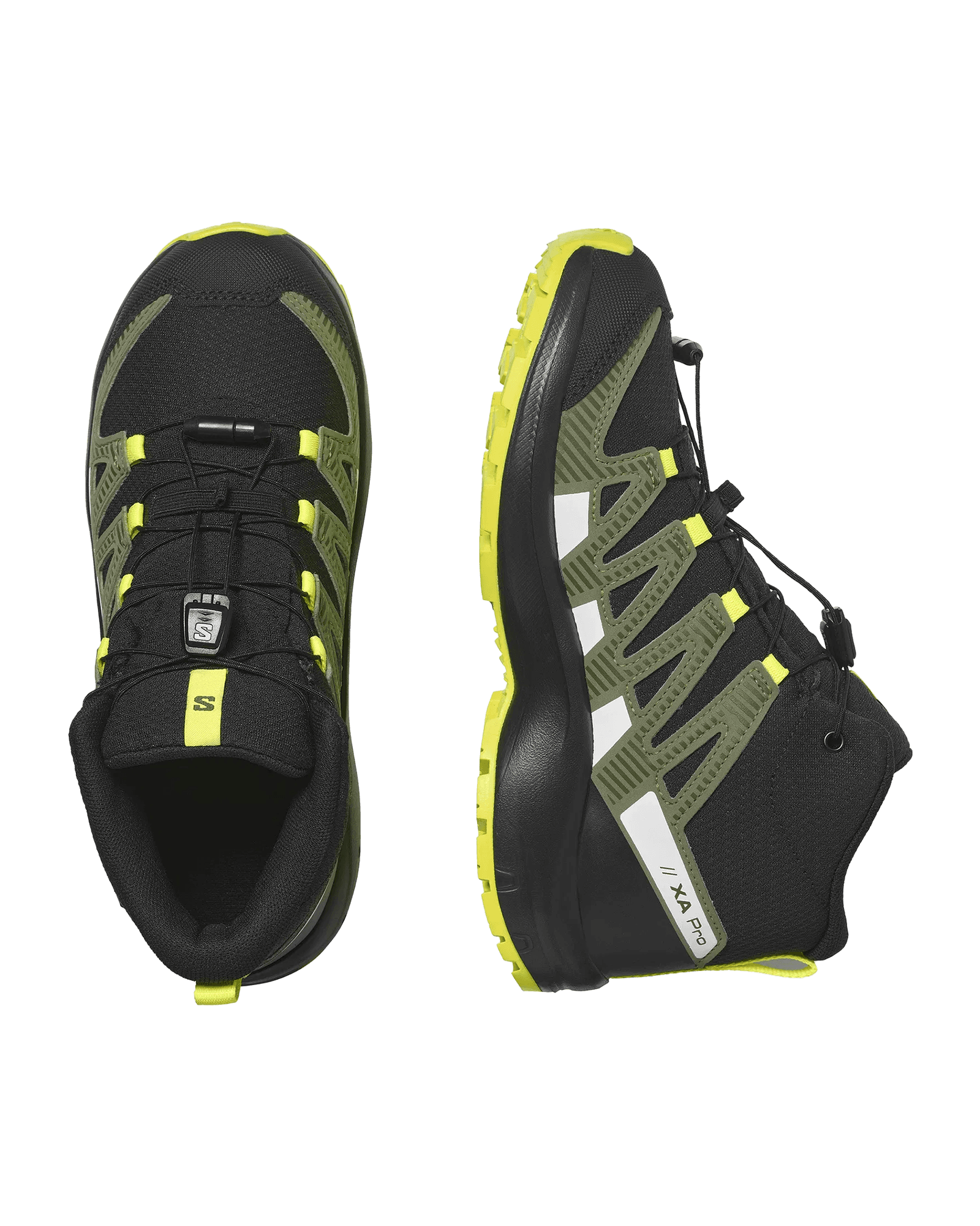 Black/Deep Lichen Green/Safety Yell