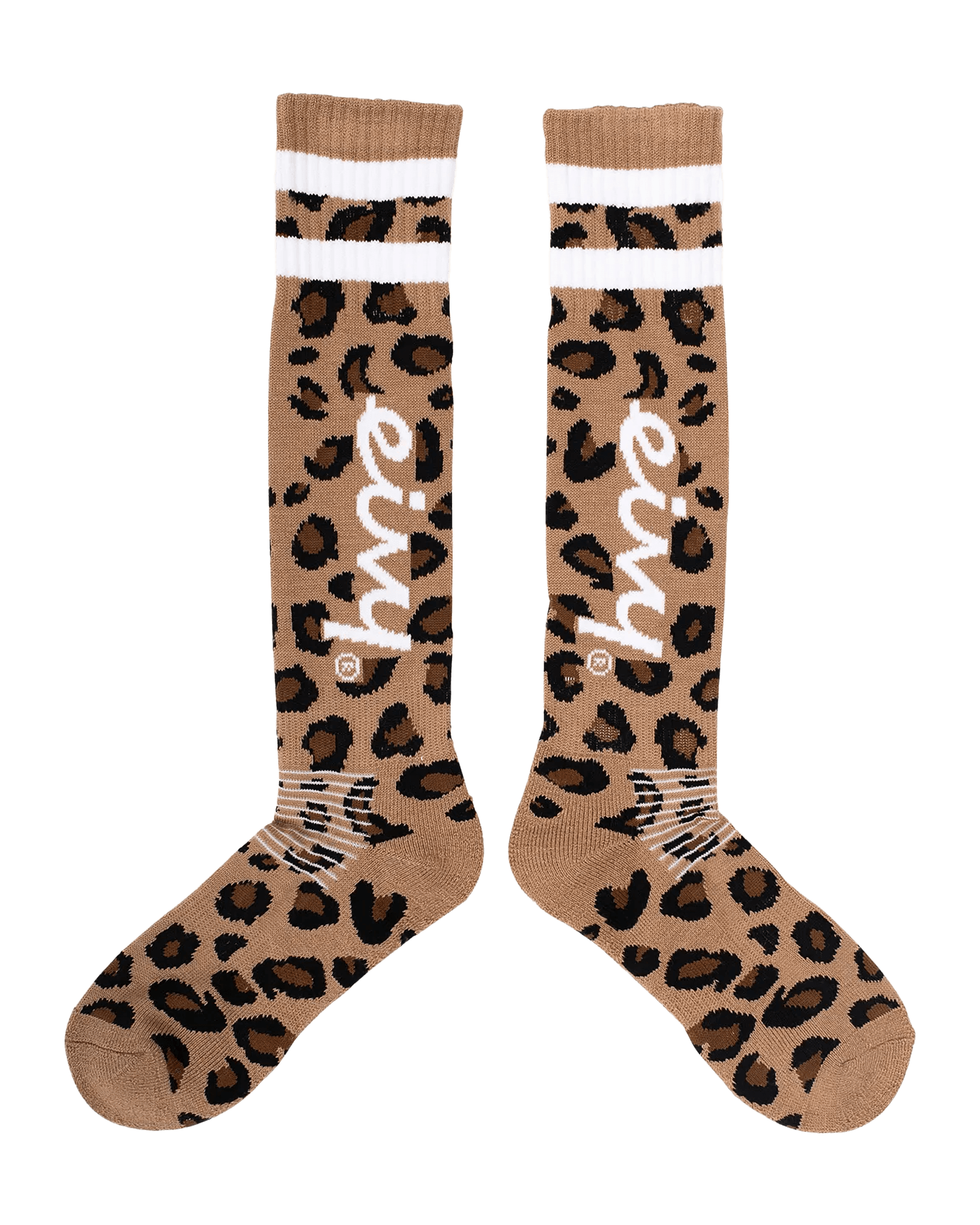 Cheerleader Wool Sock W Leopard