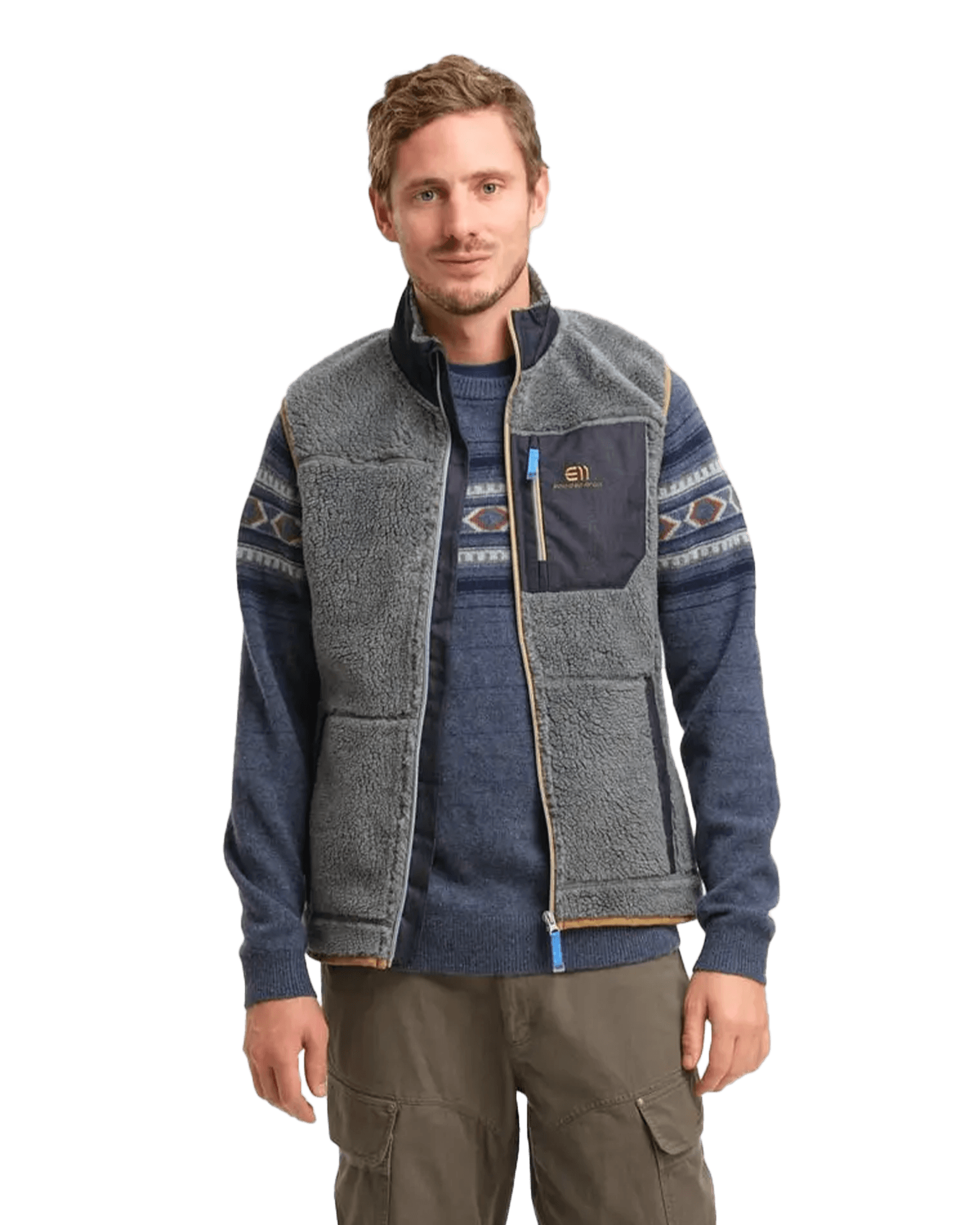 Glacier Pile Vest M Rock