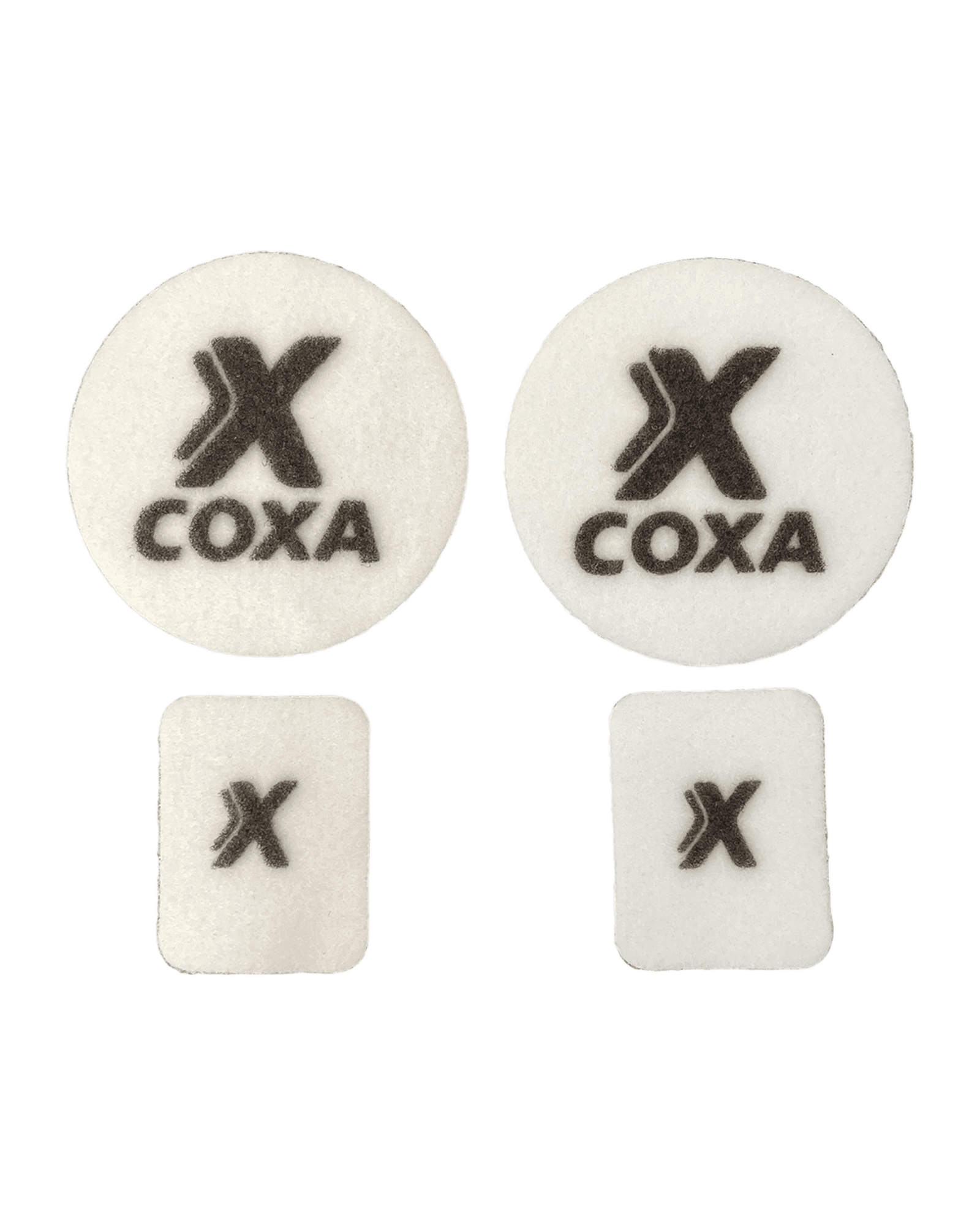 Kardborrestickers 4-pack Vit