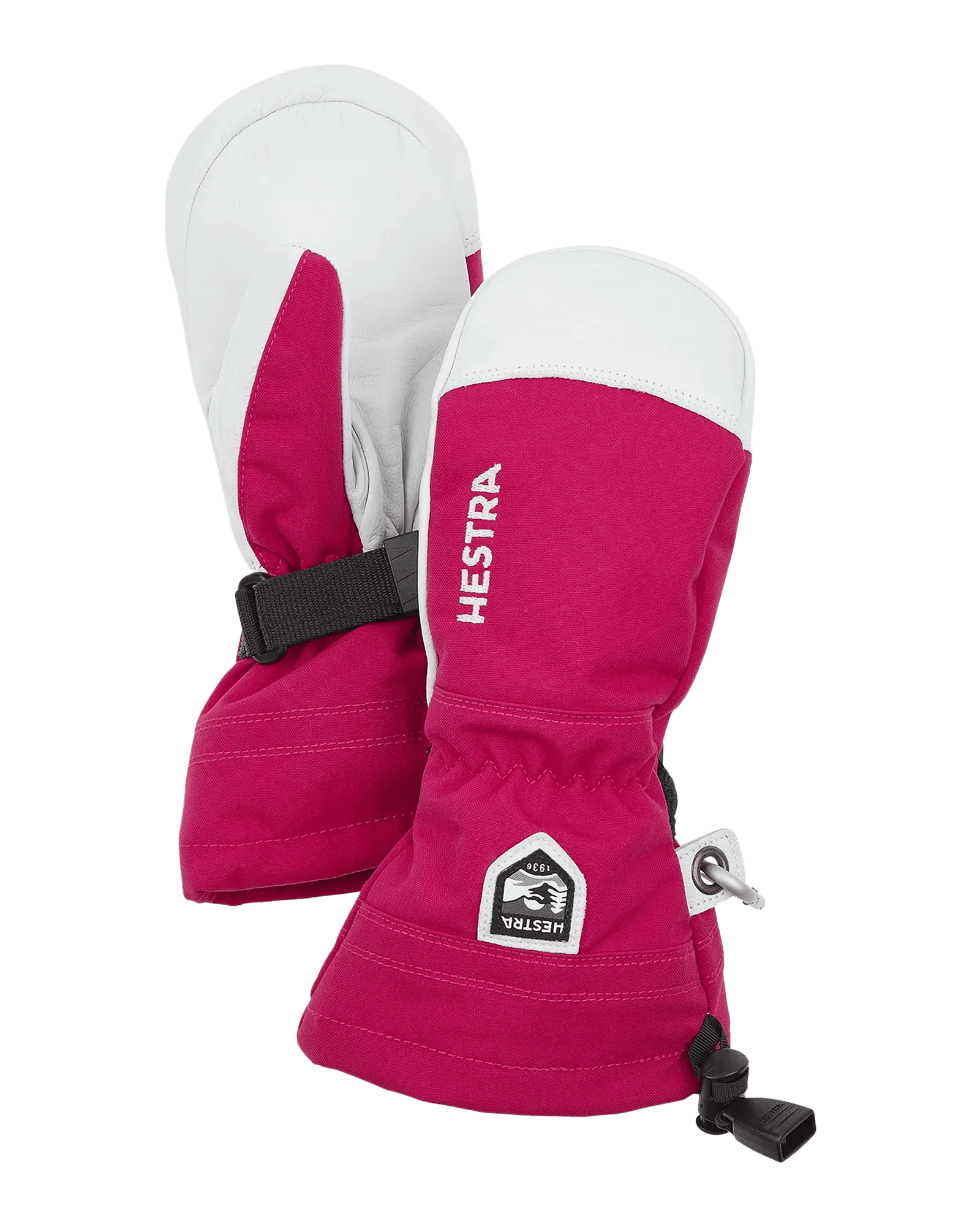 Army Leather Heli Ski JR - Mitt Fuchsia