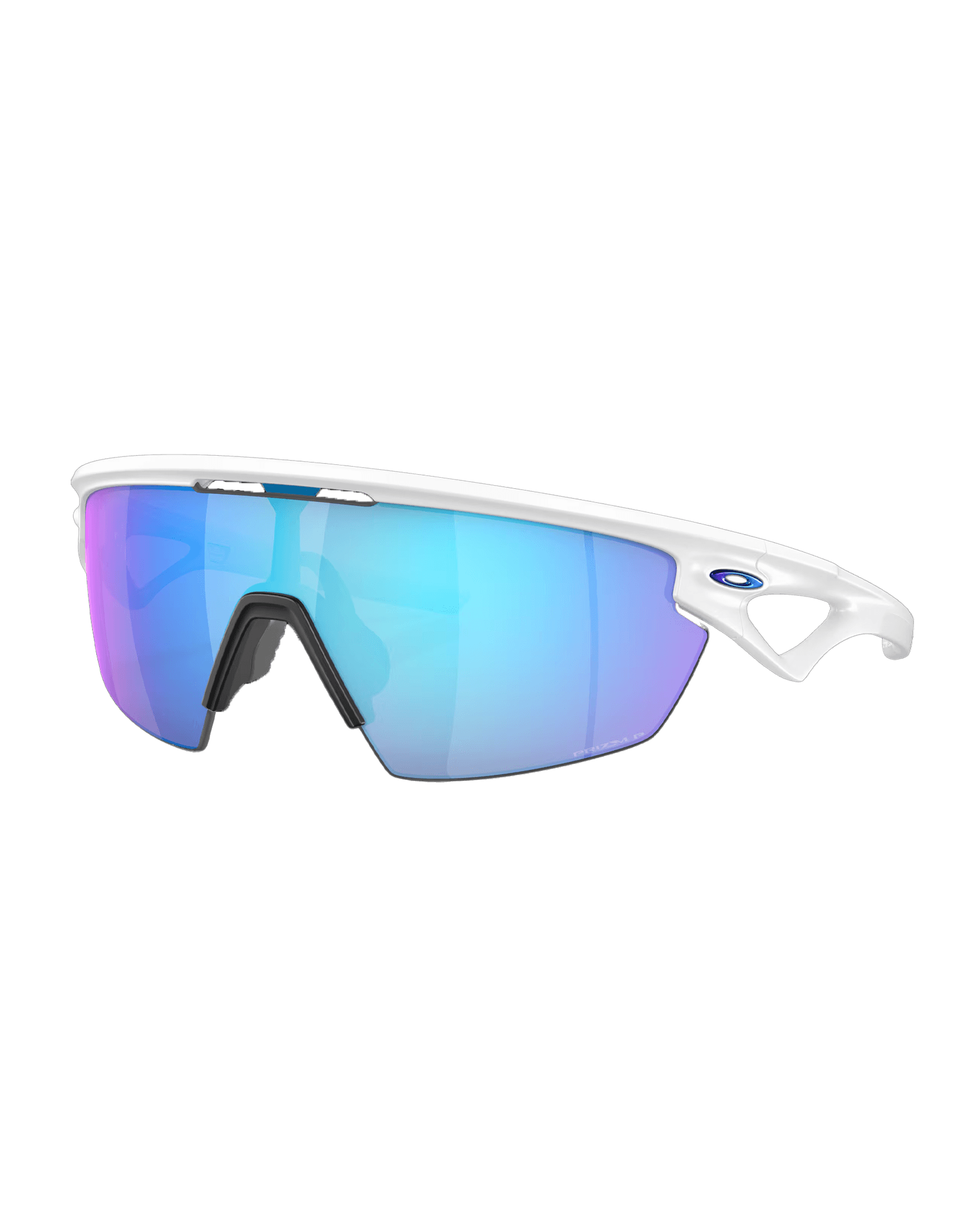 Spheara & Bisphae Matte White Prizm Sapphire Polarized