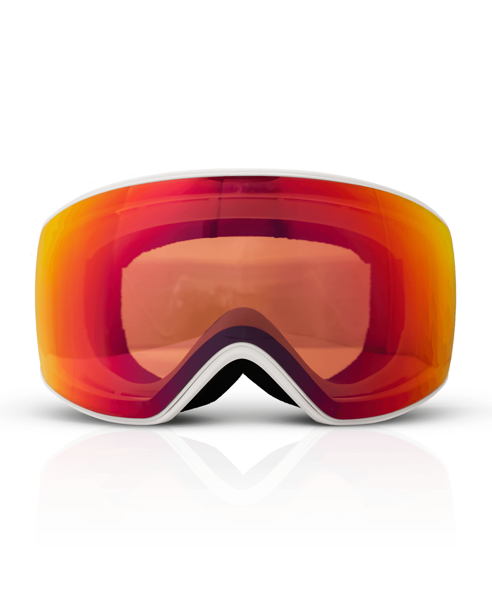 White/Fire Orange