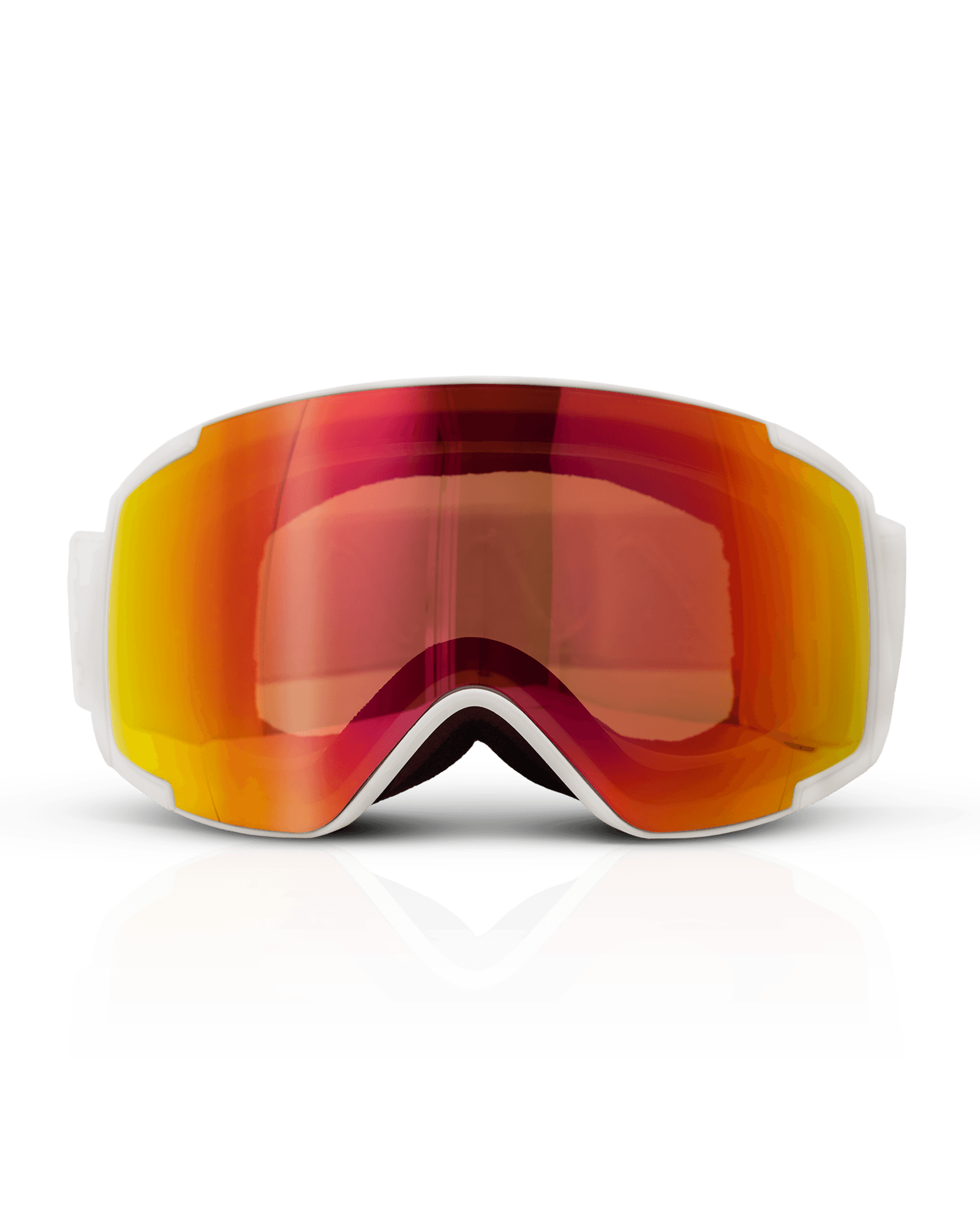 White Orange/Red Multi