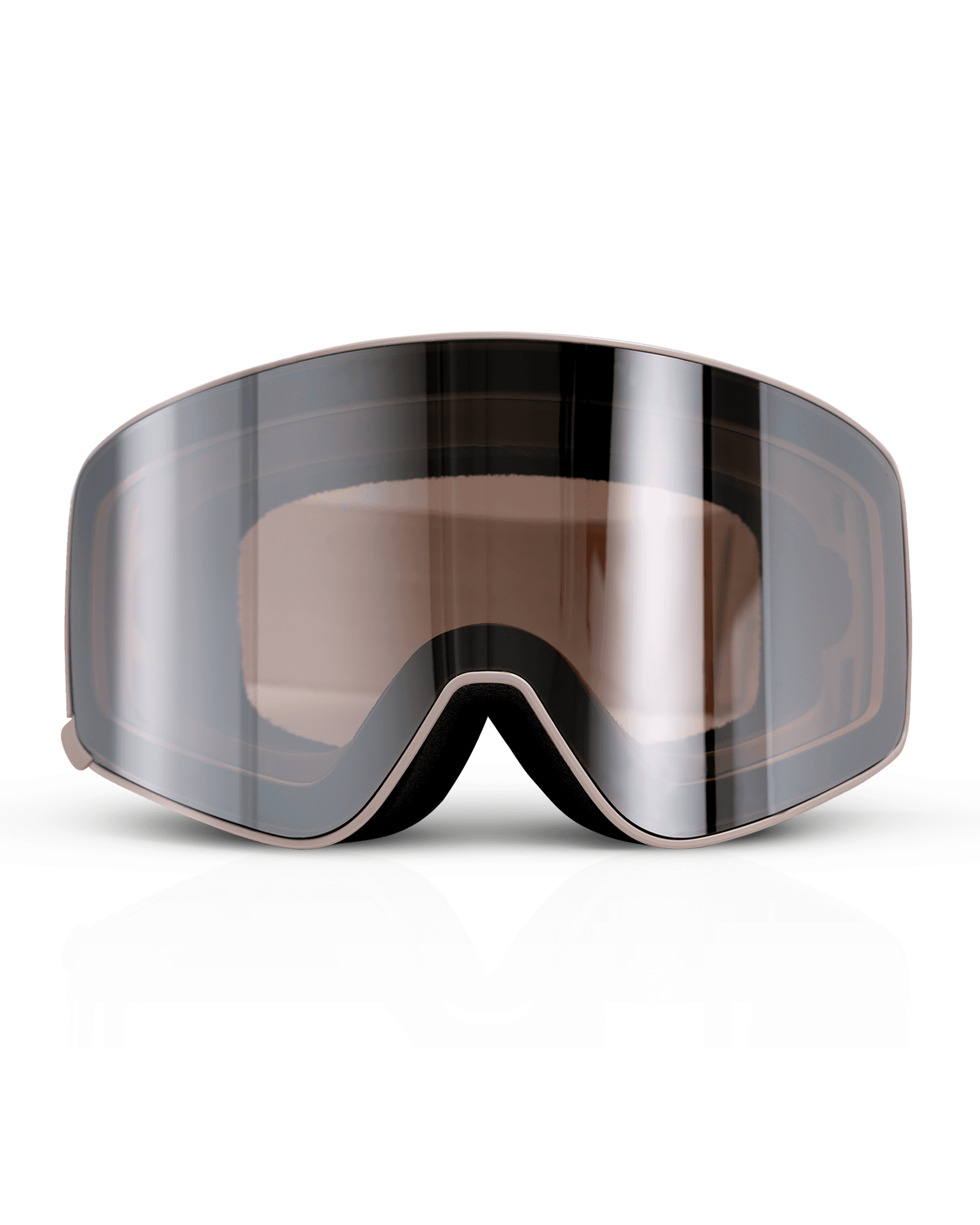 Matte Sepia Rose/Smoke Silver Mirror + Purple X-tra