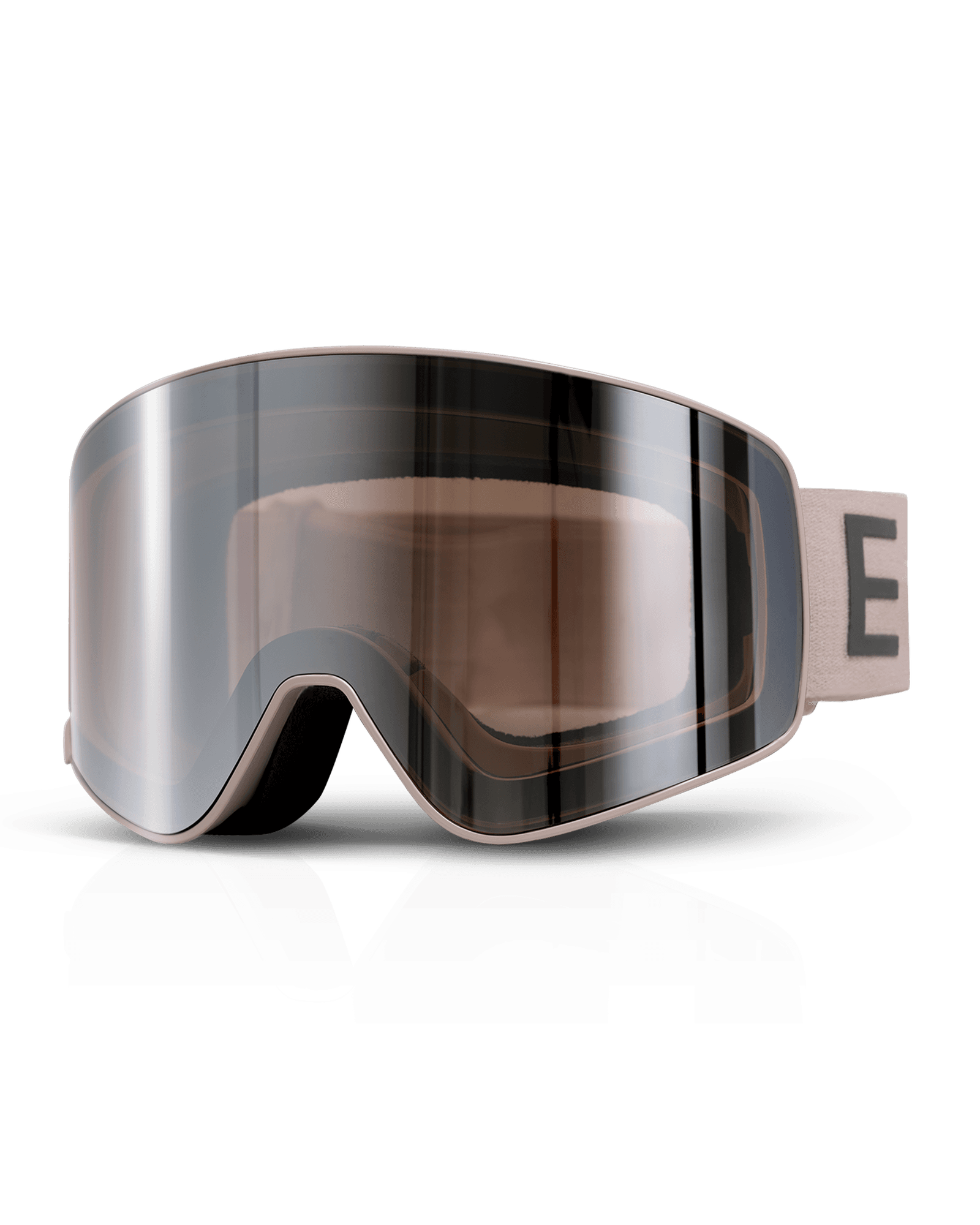 Matte Sepia Rose/Smoke Silver Mirror + Purple X-tra