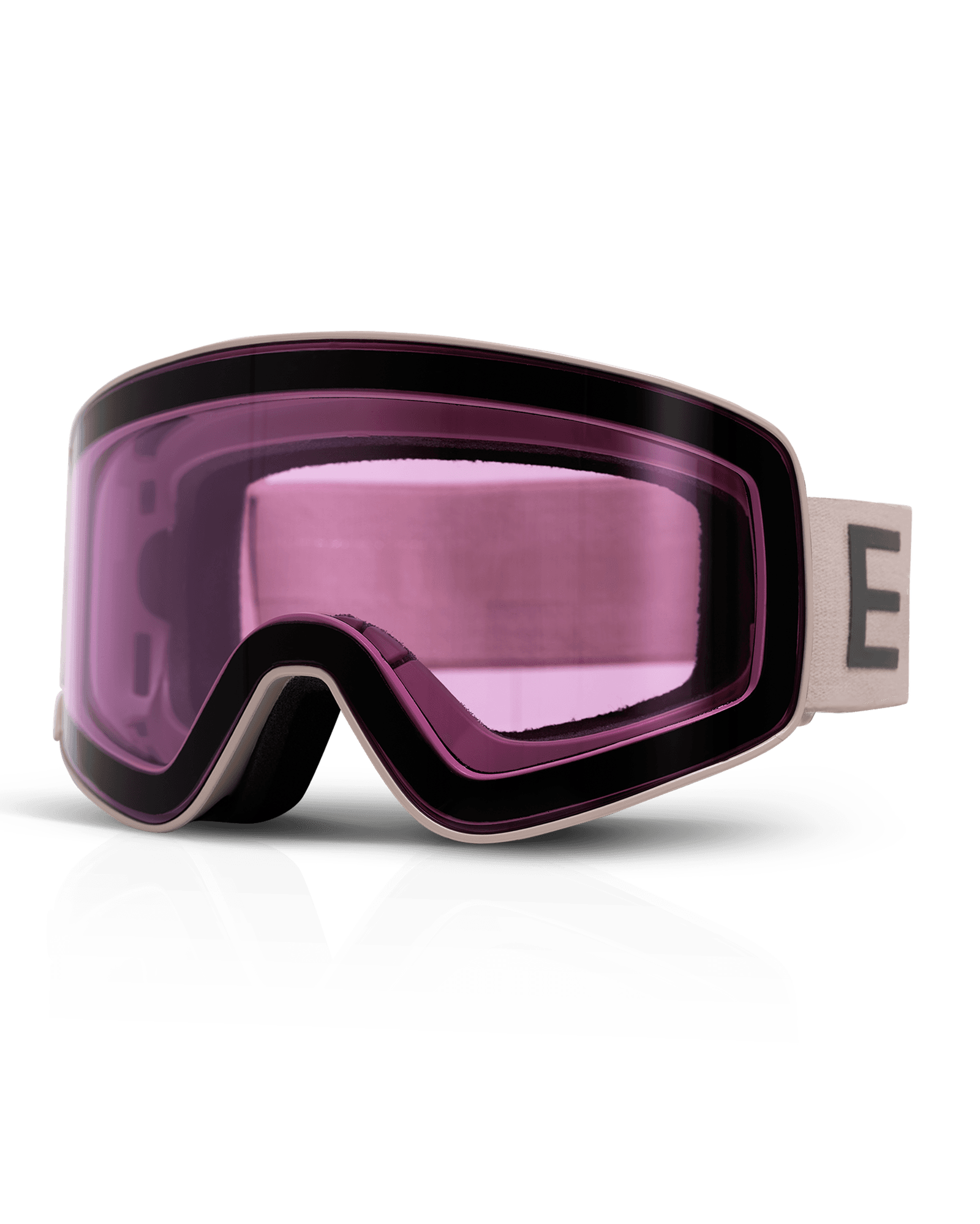 Matte Sepia Rose/Smoke Silver Mirror + Purple X-tra