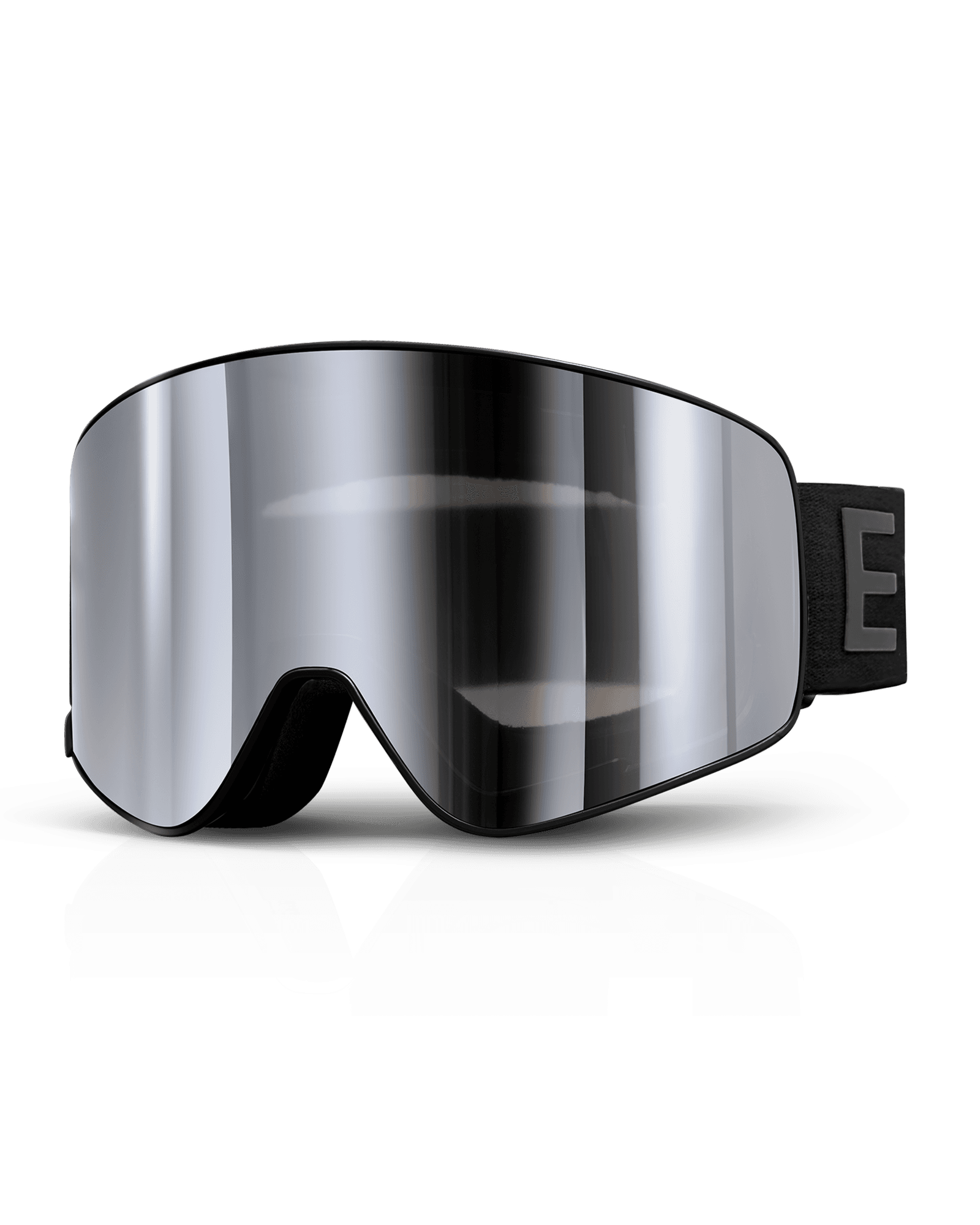 Deep Black-Smoke/Silver Mirror + Clear