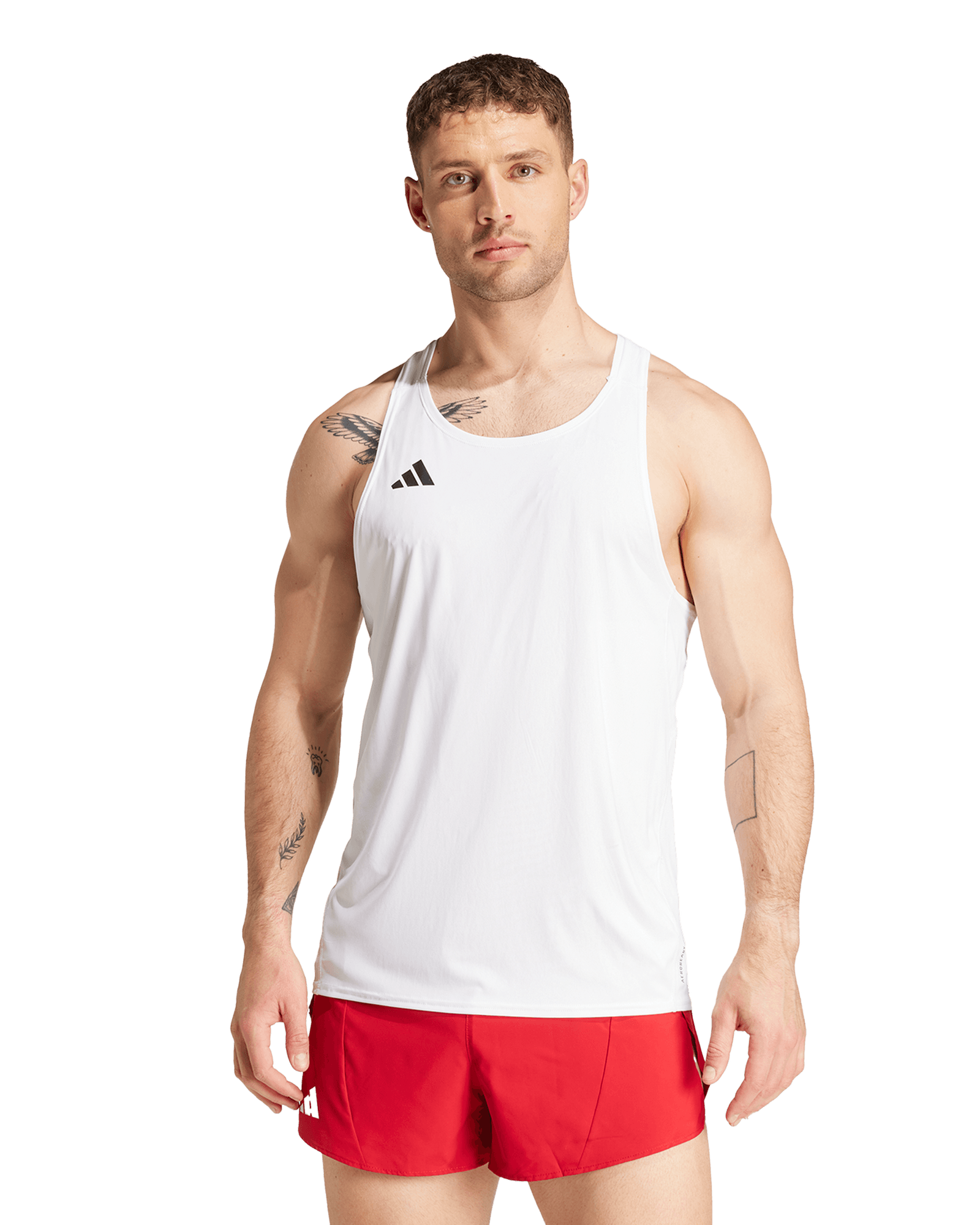 Adizero E Singlet M White