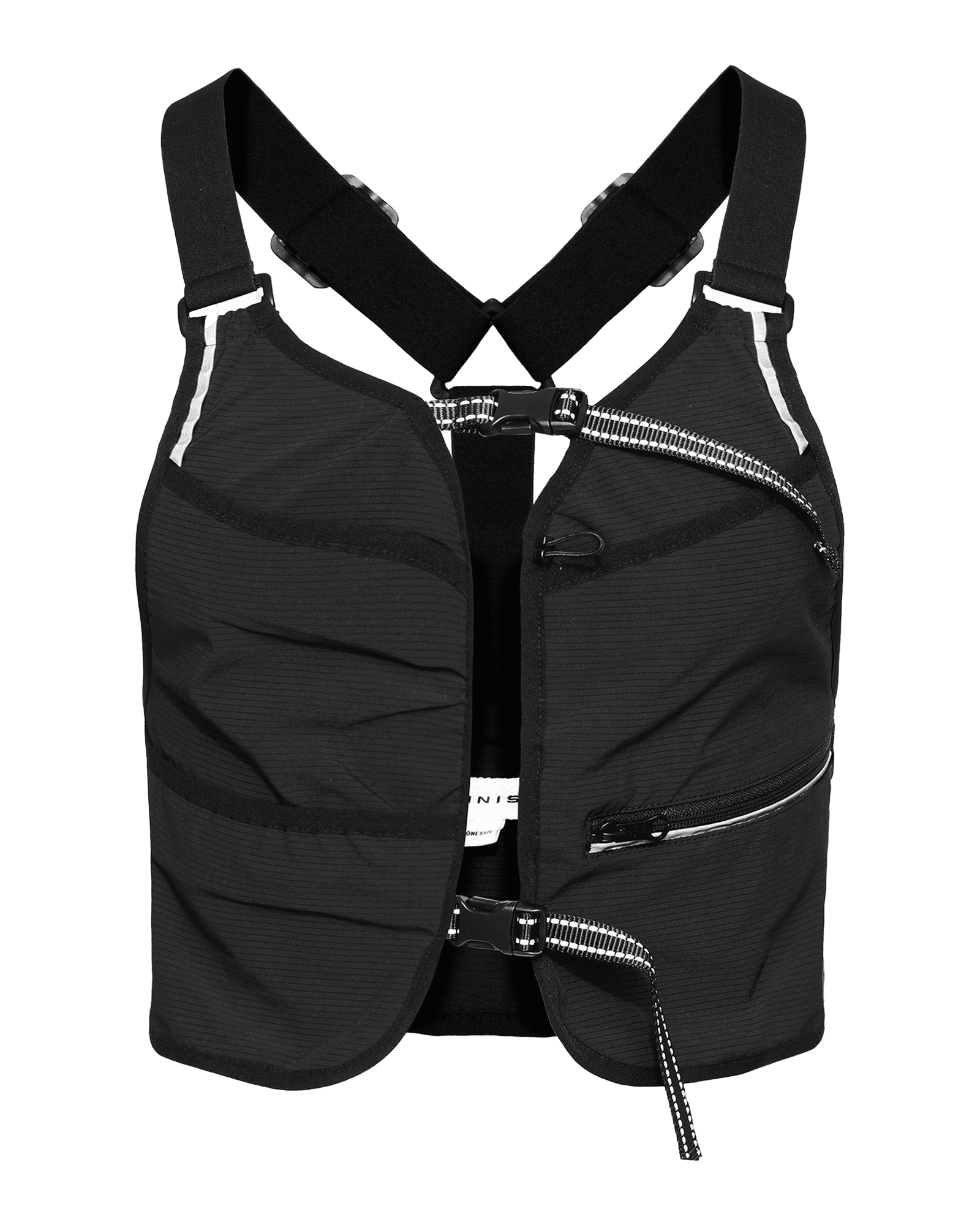 Glowy Running Vest Black