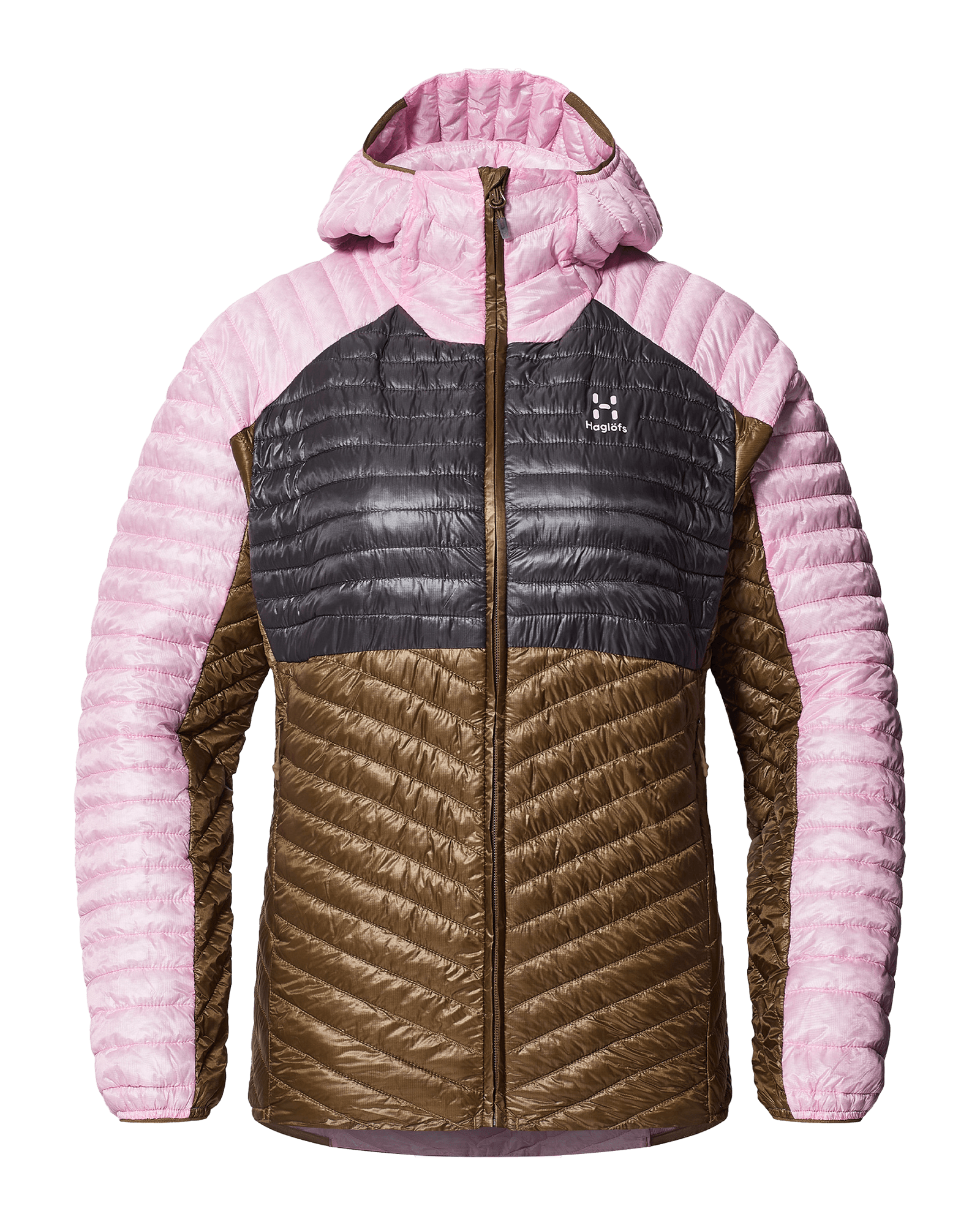 L.I.M Mimic Hood W Fresh Pink/Teak Brown