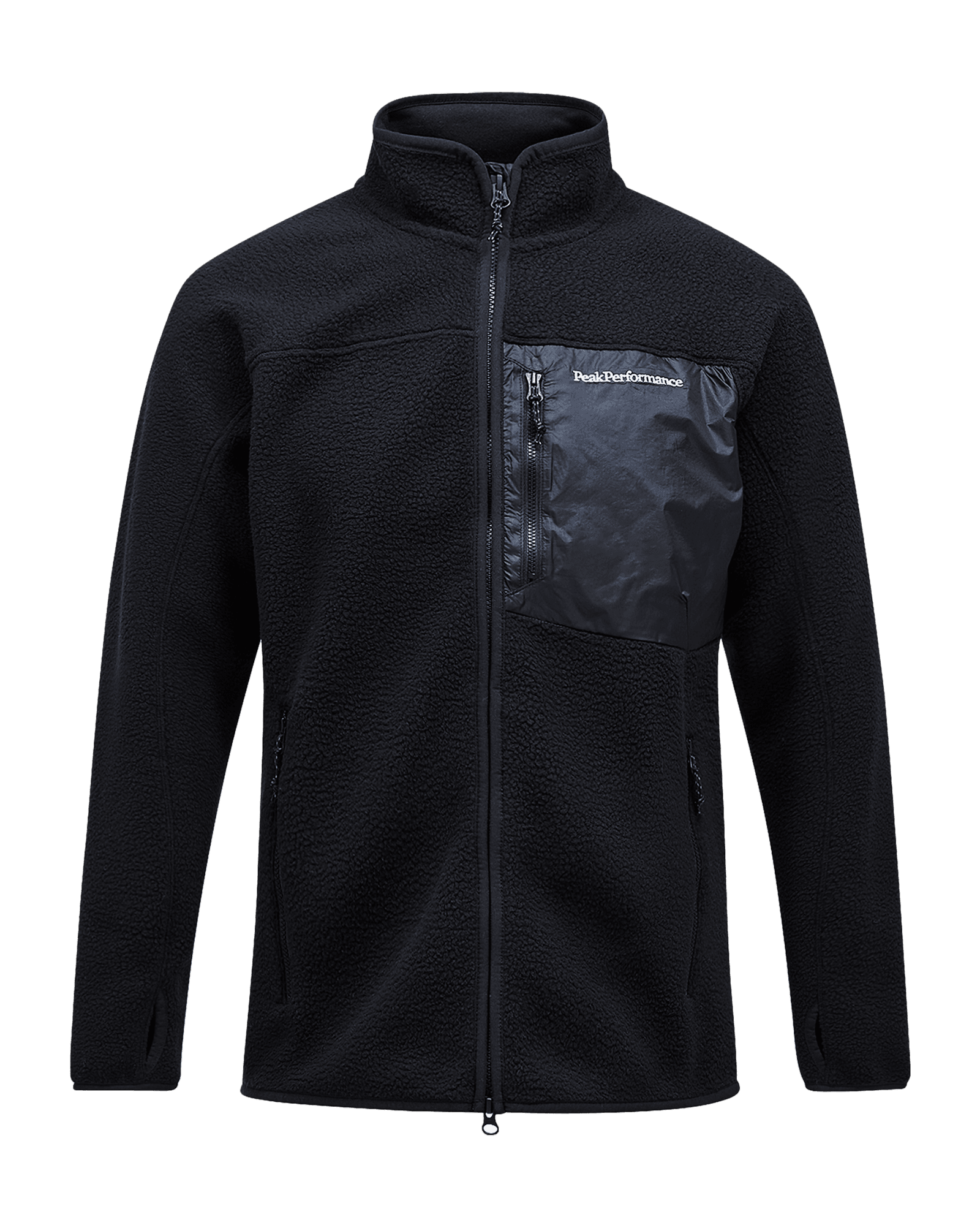 Pile Zip Jacket M Black