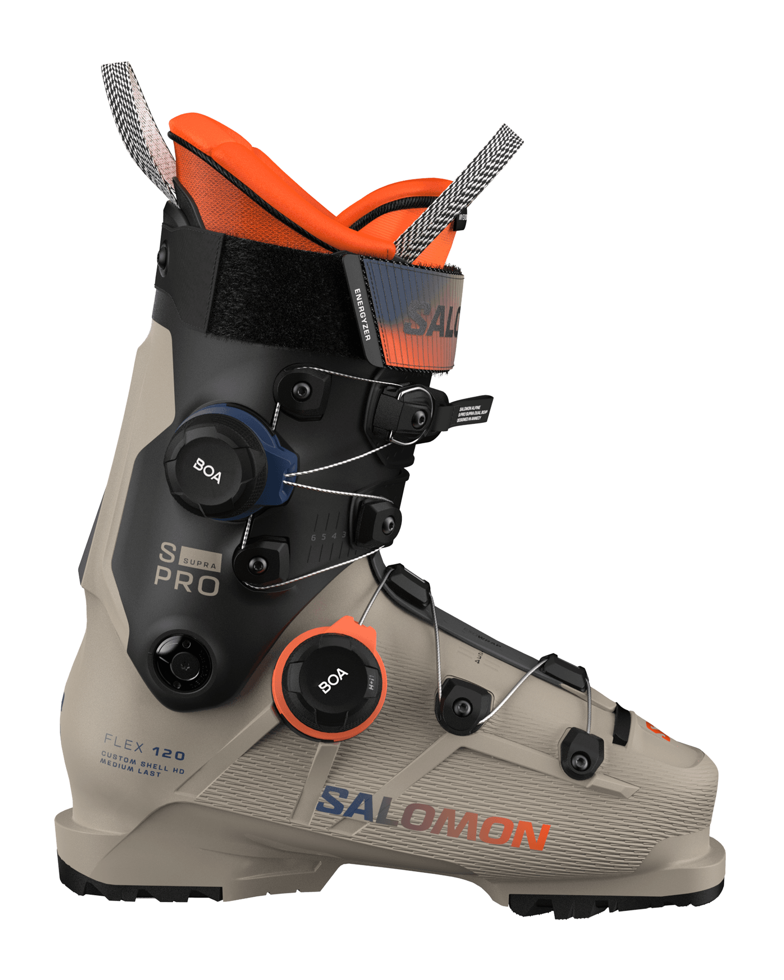 S/Pro Supra Dual Boa 120 Humus/Black/Orange Tiger