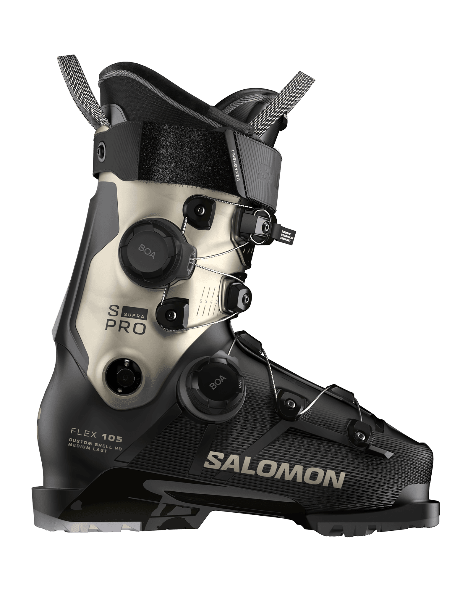 S/Pro Supra Dual Boa 105 W Black/Light Bronze Met./Black