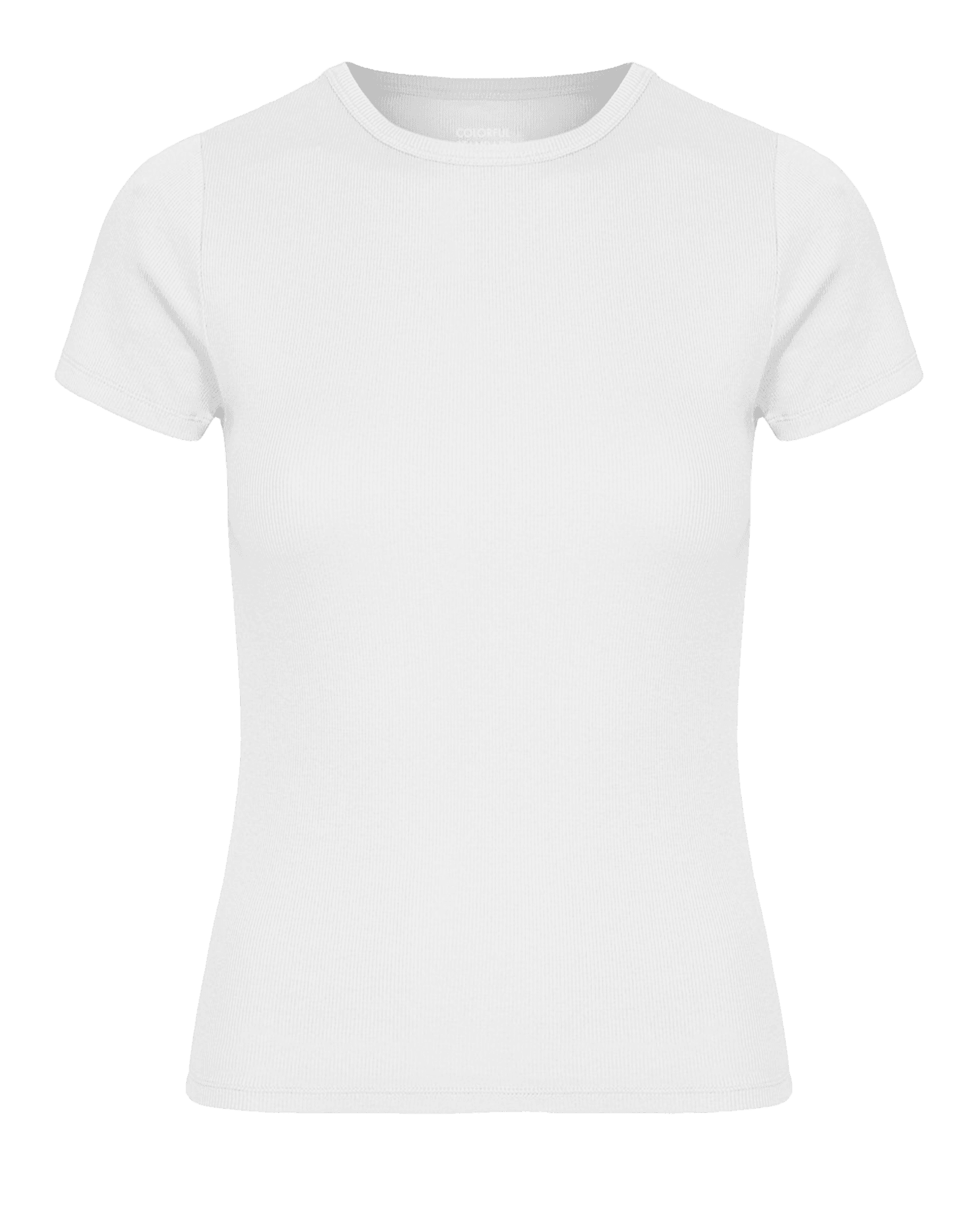 Organic Rib SS T-Shirt Optical White