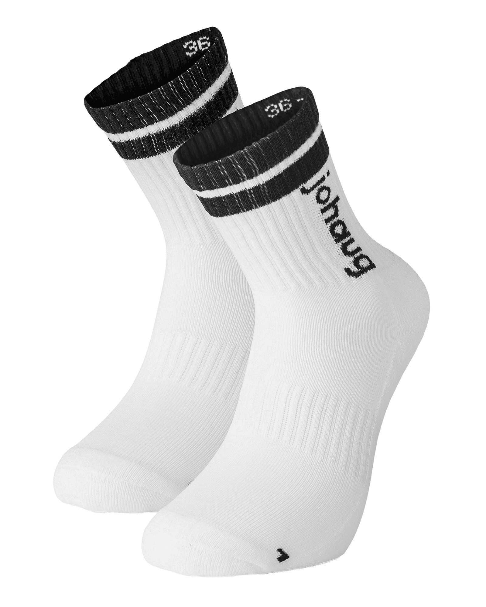 Retro Sports Socks 2pk W White