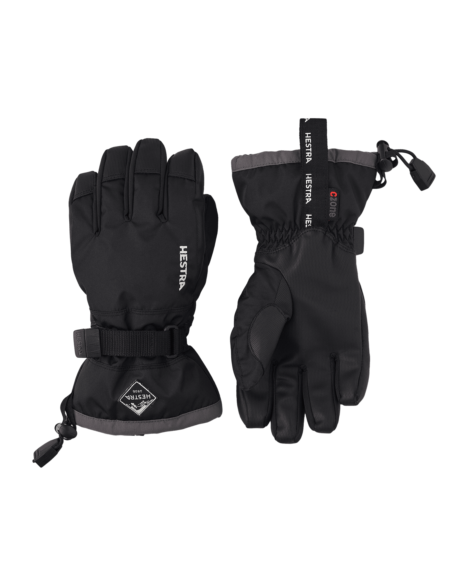 Gauntlet Czone JR - 5 Finger Black/Graphite