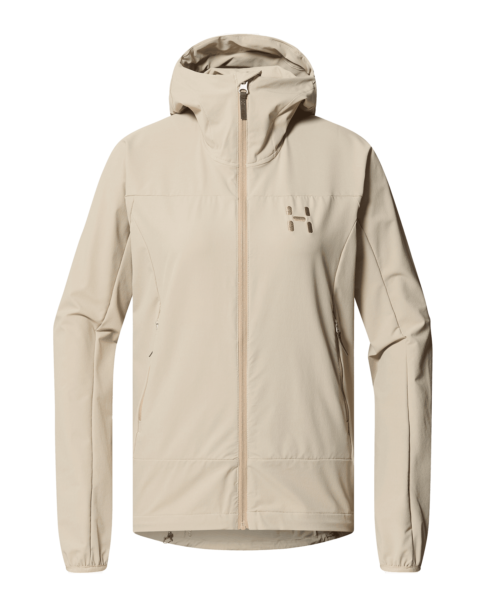 Rosson Softshell Hood W Chalk Beige