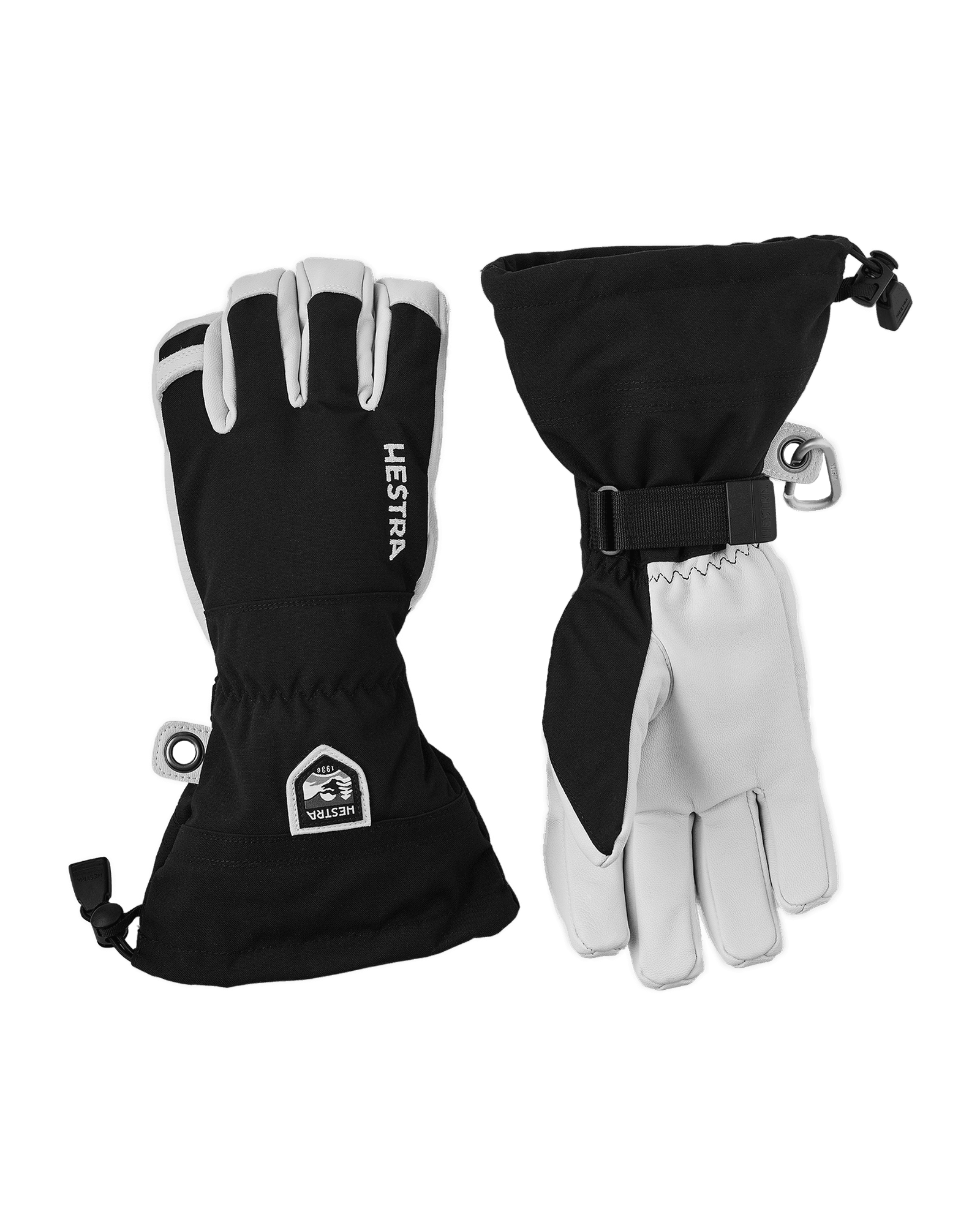 Army Leather Heli Ski - 5 Finger Black