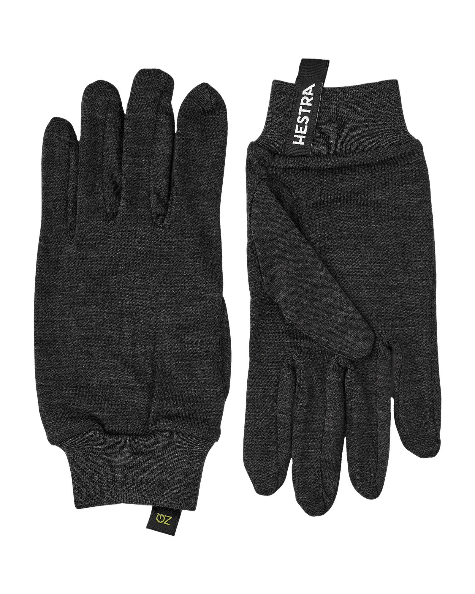 Merino Wool Liner Active - 5 Finger Charcoal