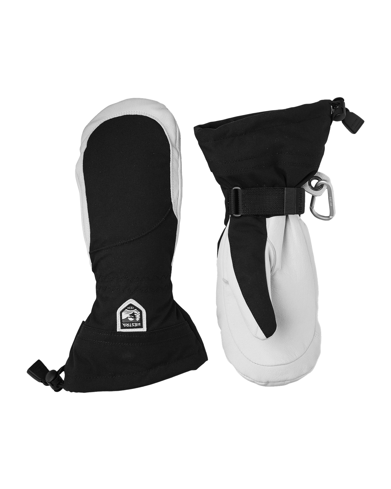 Heli Ski Female - Mitt Black/Off White