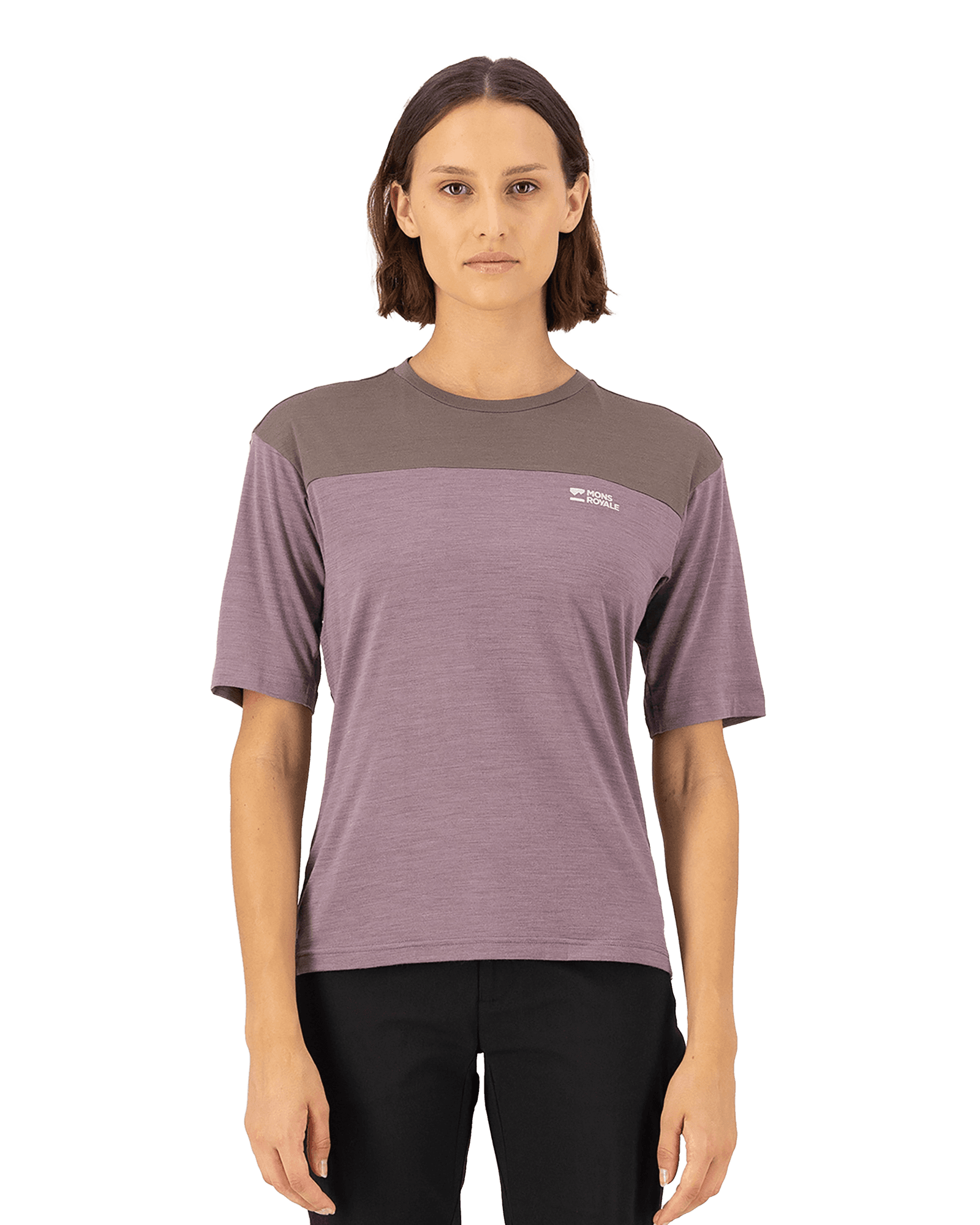 Diversion Merino Bike Jersey S/S W Mauve/Iron
