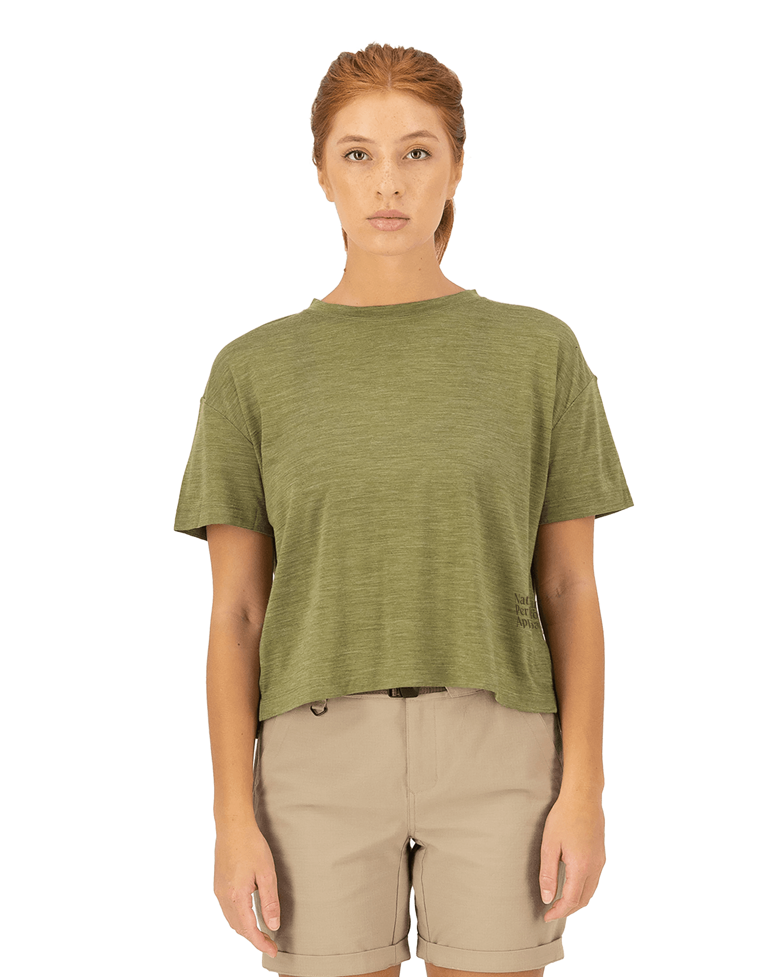 Zephyr Merino Tencel™ Boxy T-Shirt W Fern