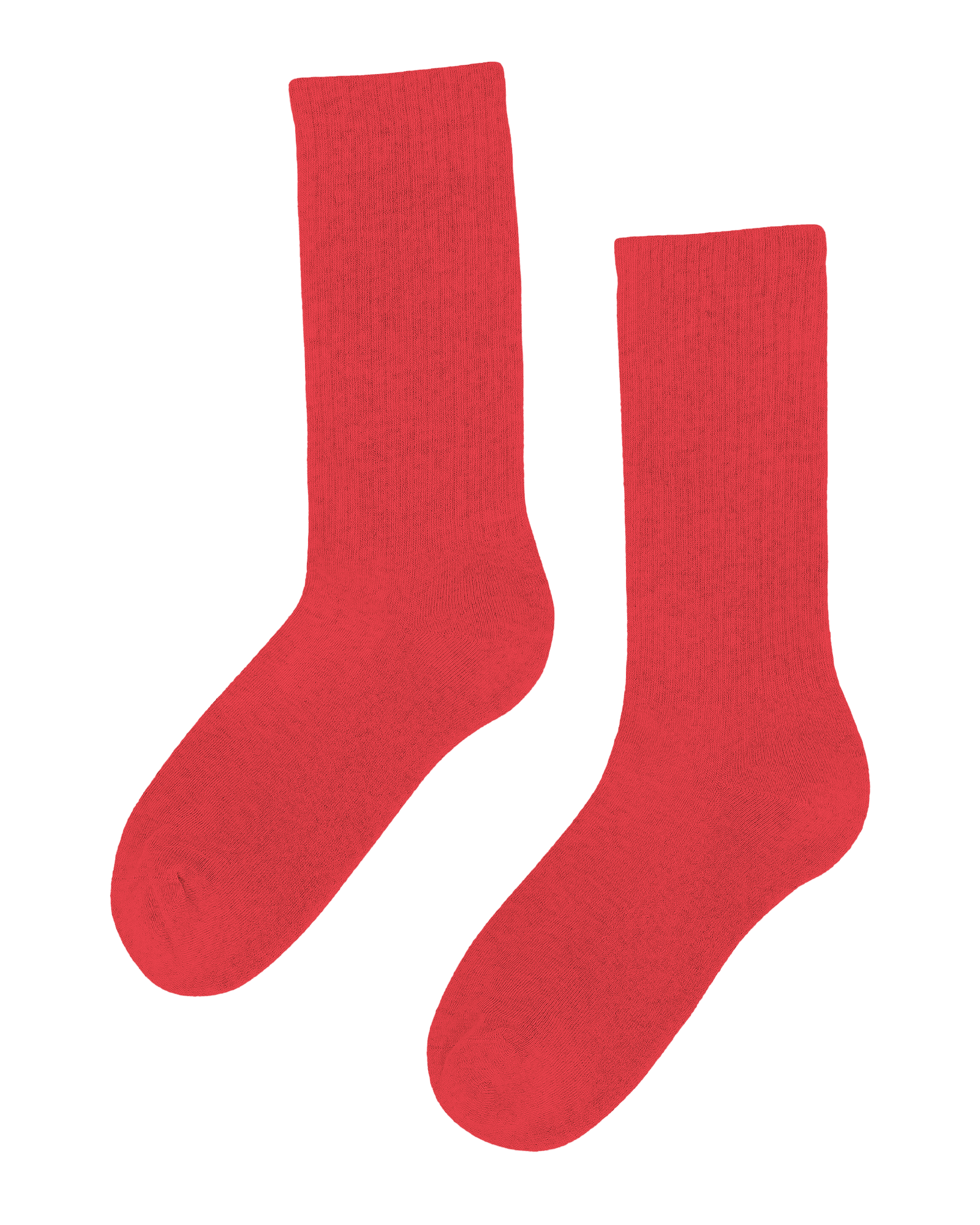 Organic Active Sock Red Tangerine