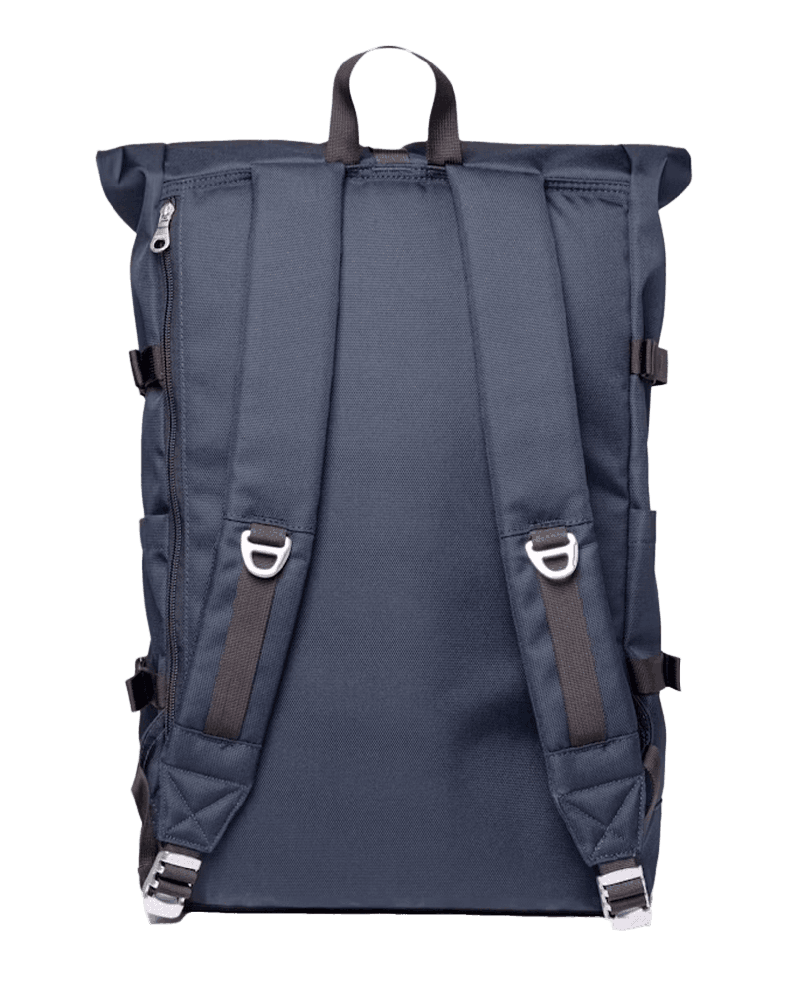 Navy with Black Leather